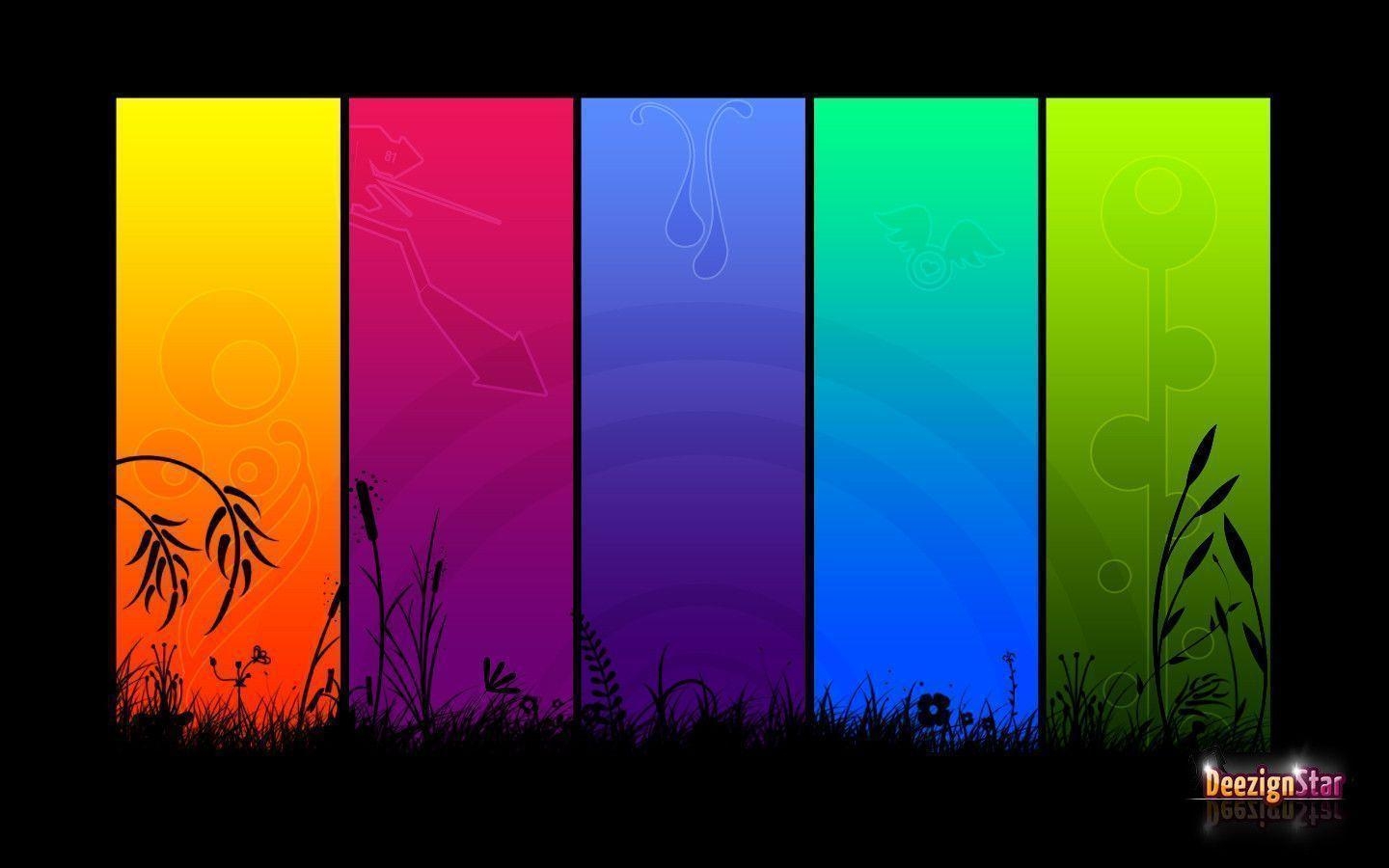 1440x900 Rainbow Color Wallpaper, Desktop