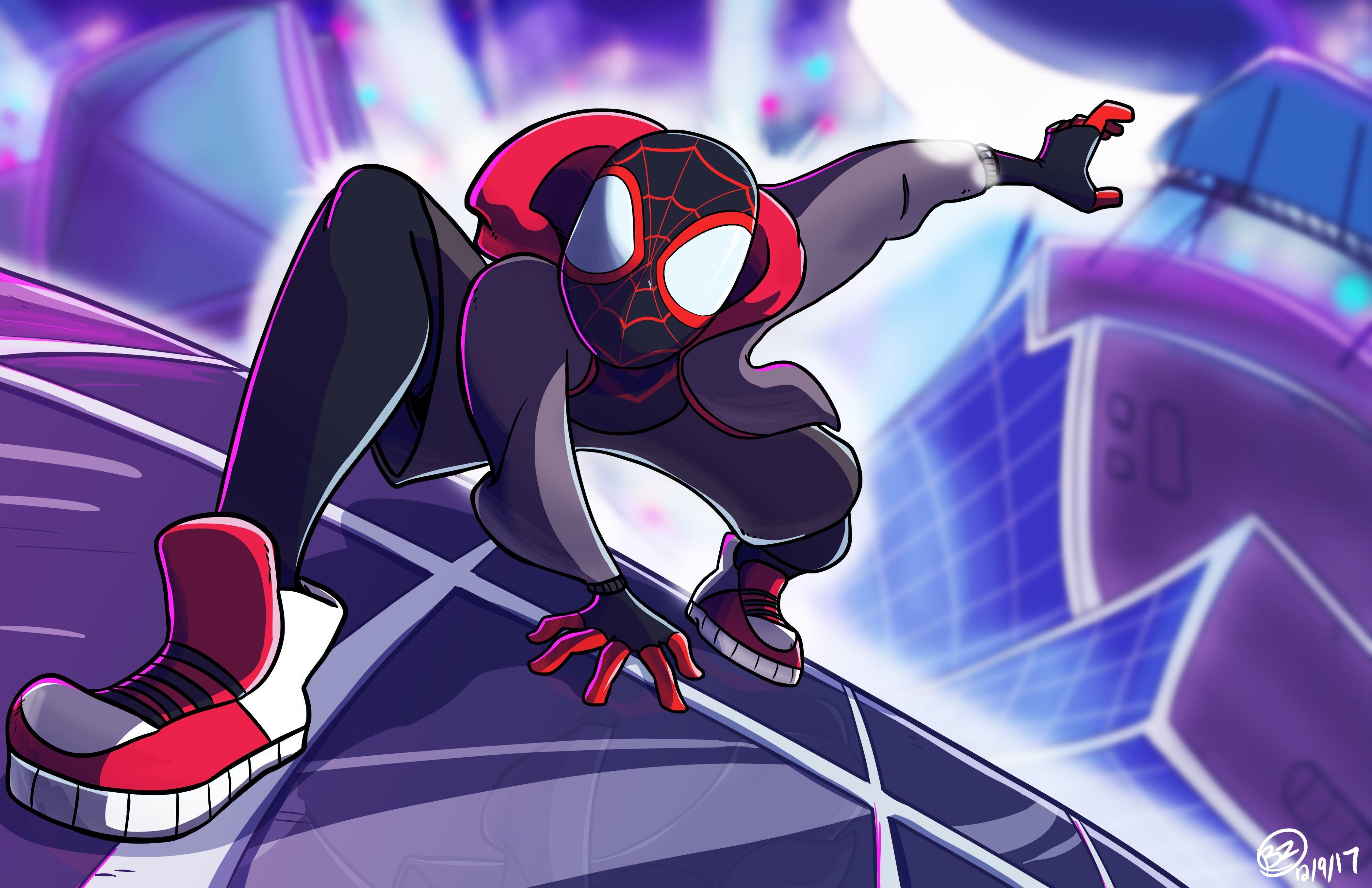 4200x2720 Wallpaper Spider Man: Into The Spider Verse, Marvel Comics, Animated, Desktop