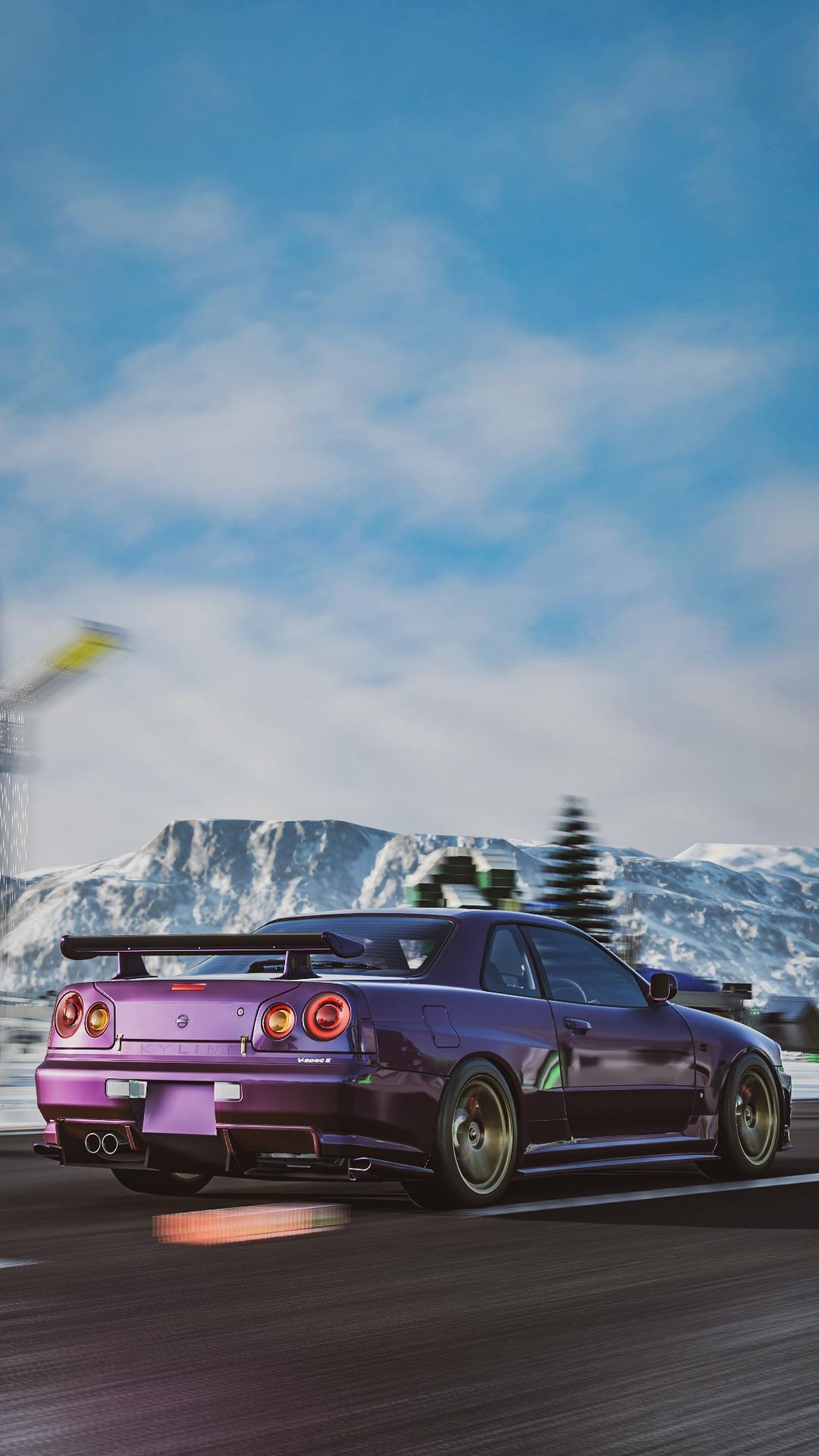 1080x1920 midnight purple 3 r34, Phone