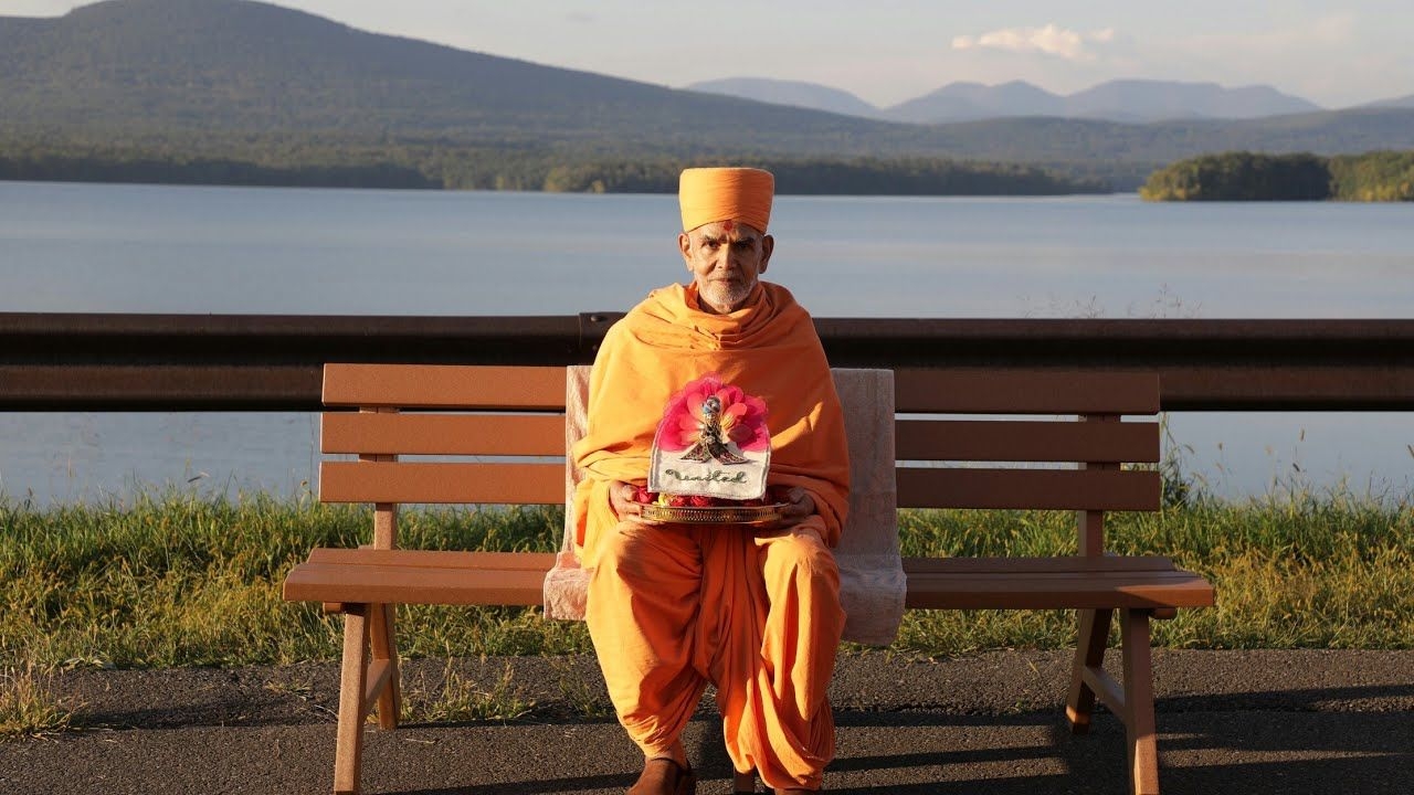 1280x720 7) l baps l guruhari jalak l Mahant swami photo slide show l savan s patel, Desktop