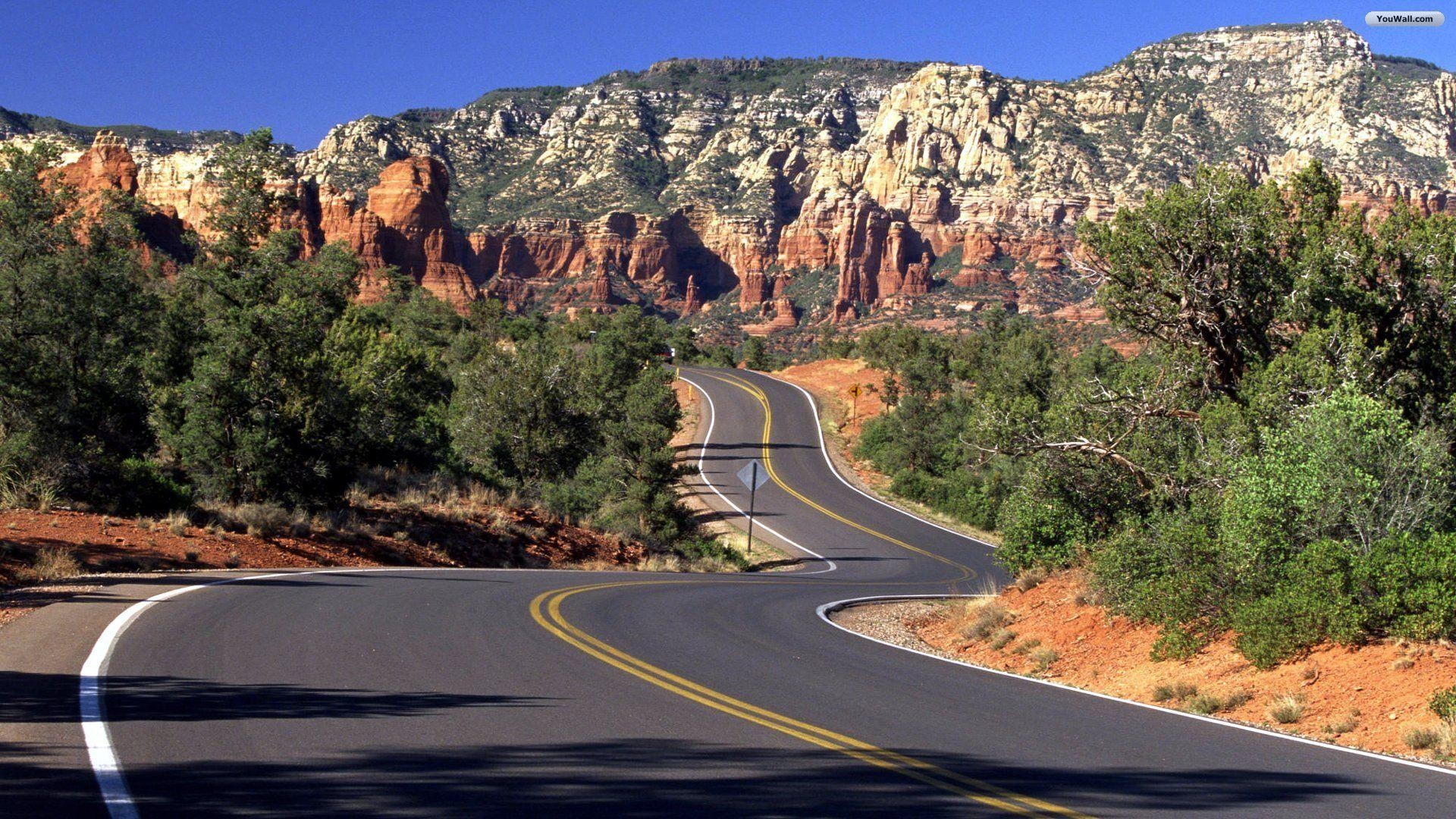 1920x1080 Arizona Road. [Desktop wallpaper ]. Landscape Desktop Wp's, Desktop