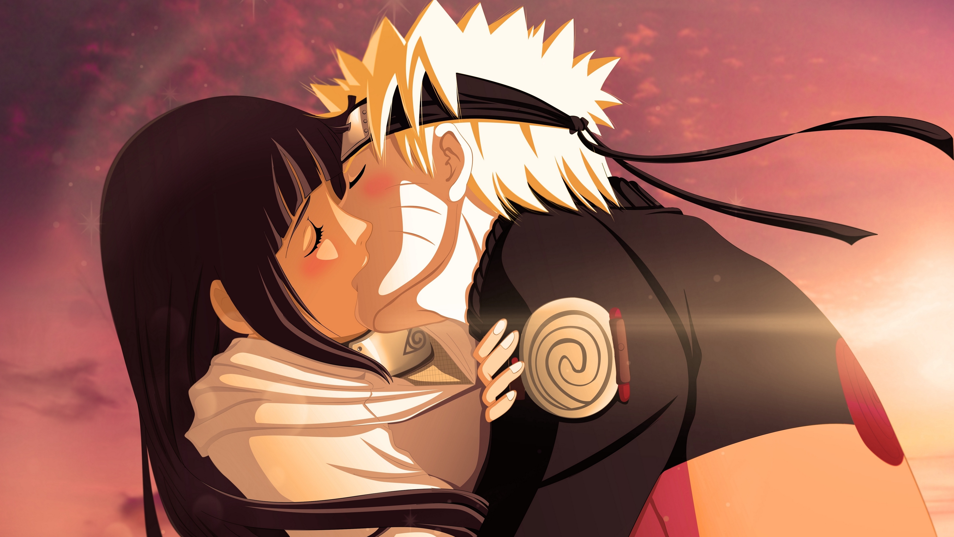 3840x2160 Download wallpaper  naruto, uzumaki naruto, hyuuga hinata, Desktop