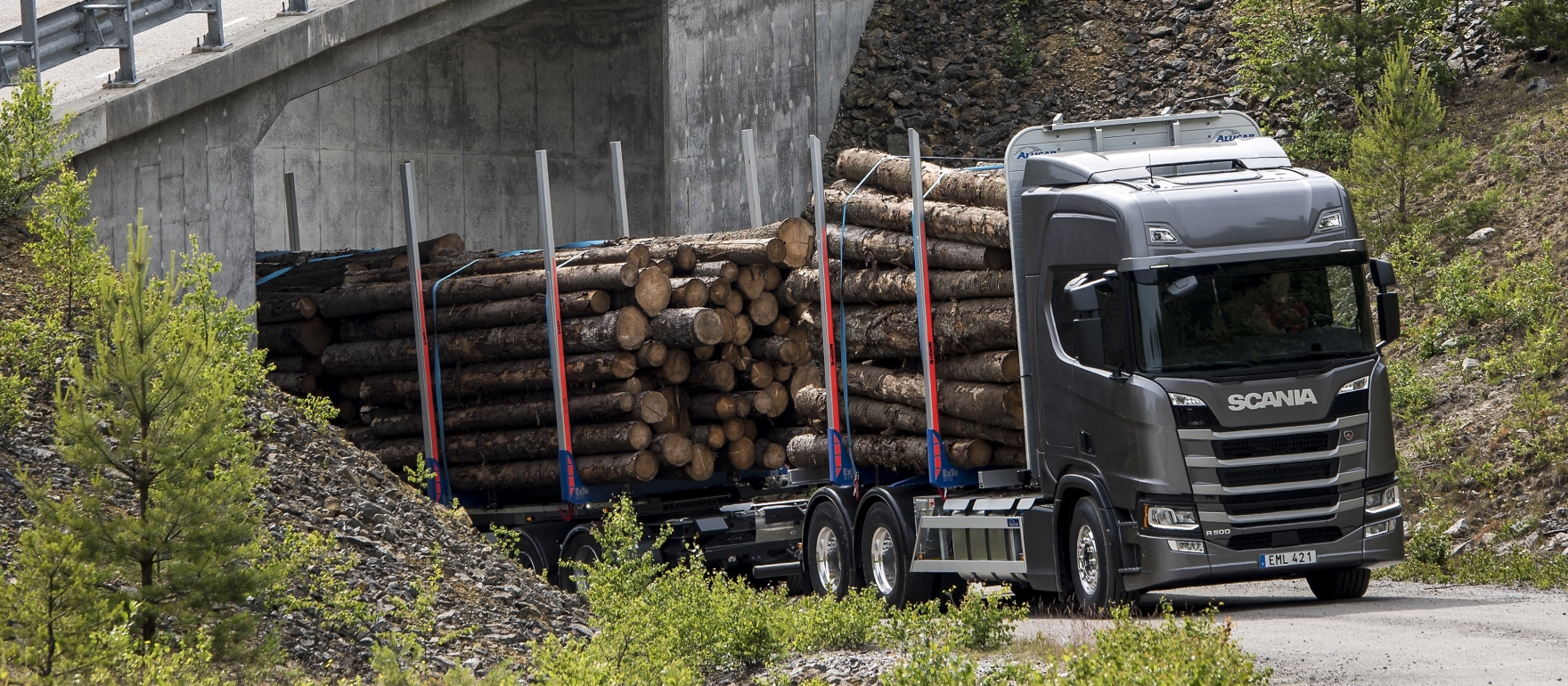 1760x770 Scania Image, Dual Screen