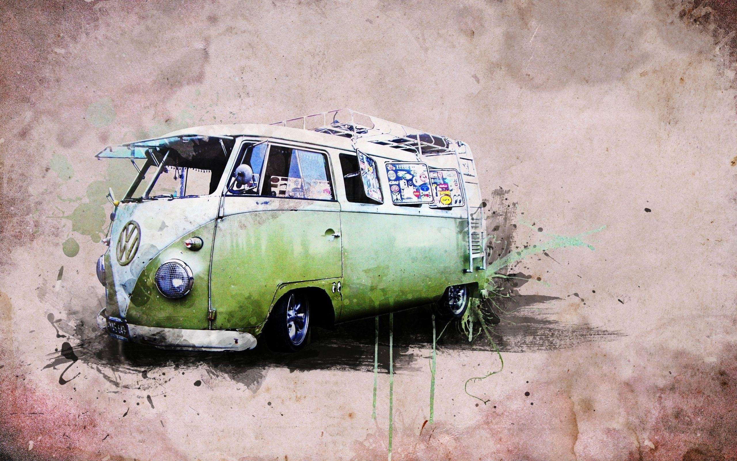 2560x1600 vw combi van HD wallpaper volkswagen kombi hippie bus, Desktop