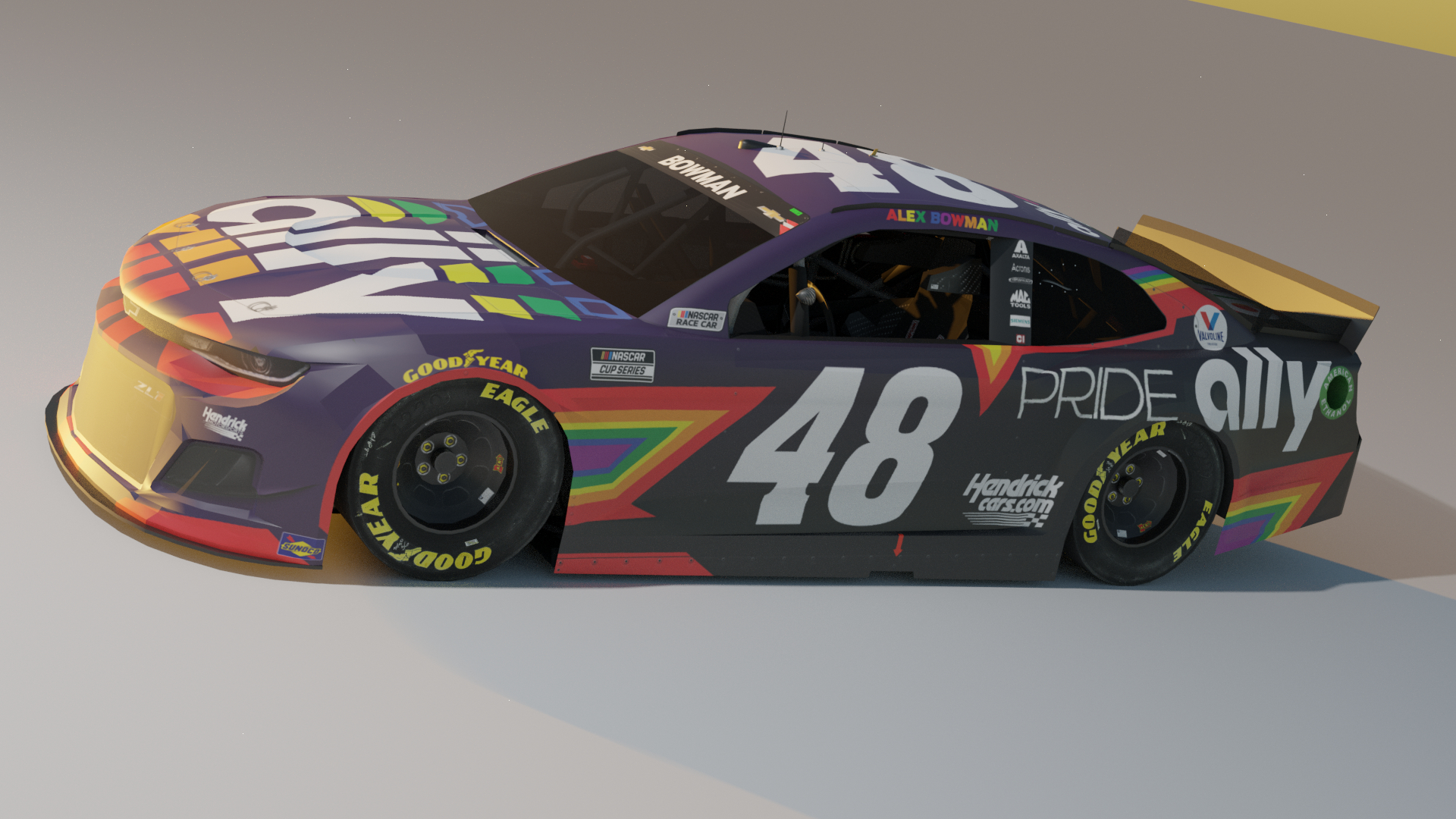 1920x1080 FICTIONAL* Alex Bowman 2021 48 Ally Pride, Desktop