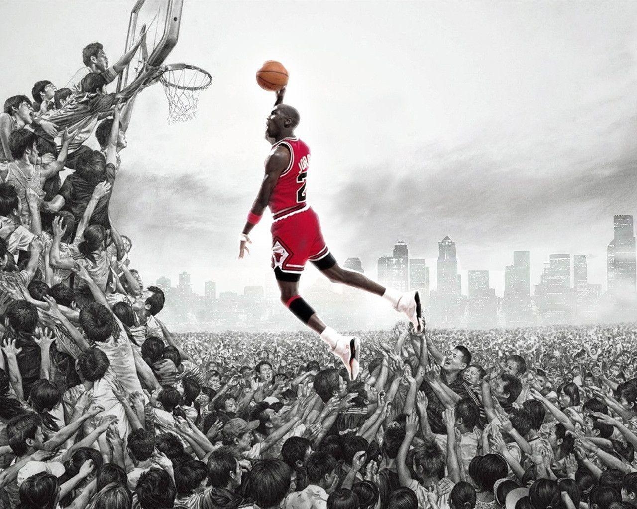 1280x1030 Michael Jordan Logo Cartoons Background 1 HD Wallpaper. Hdimges, Desktop