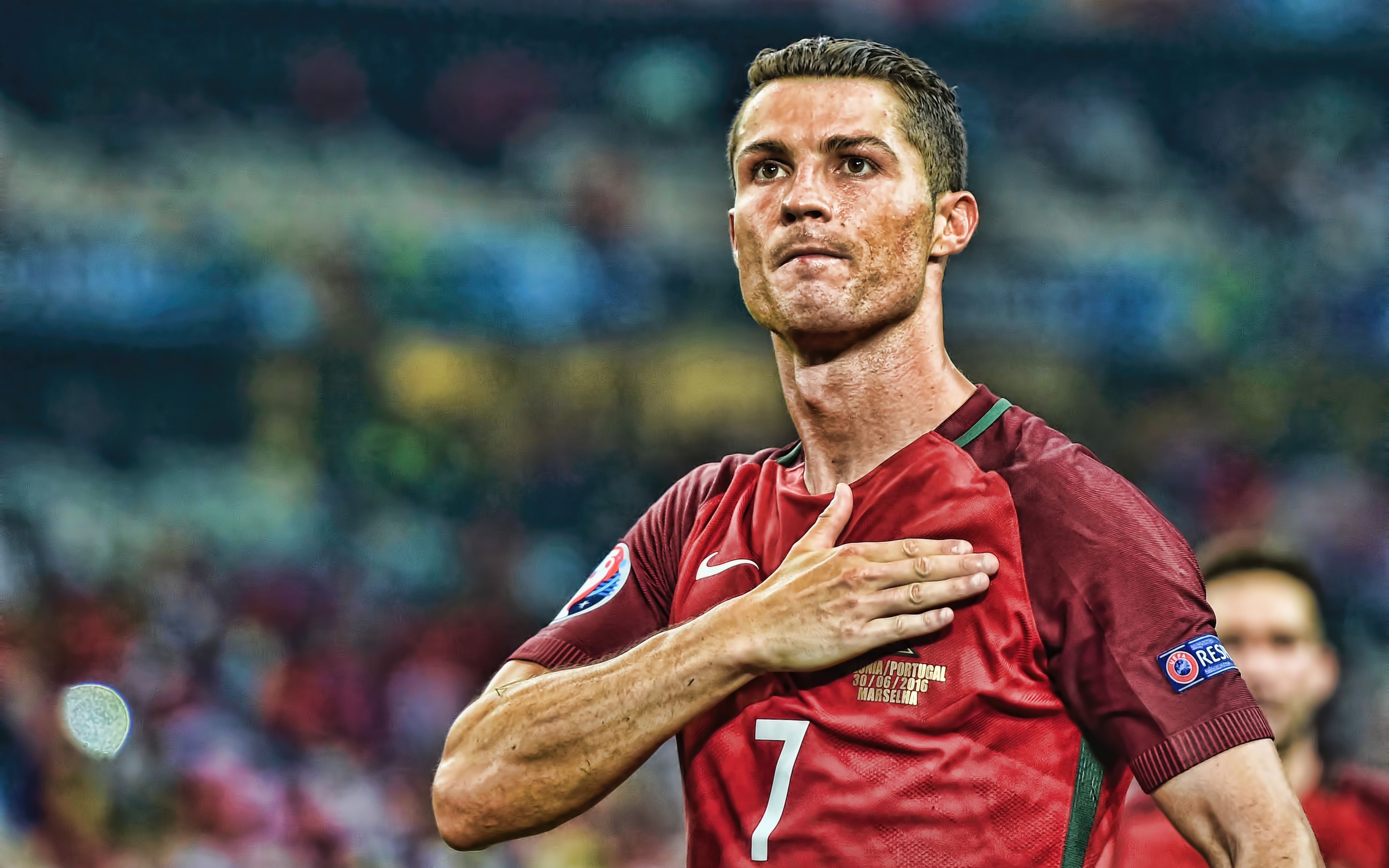 3840x2400 4k, Cristiano Ronaldo, Hdr, Portugal National Team, HD Wallpaper, Desktop