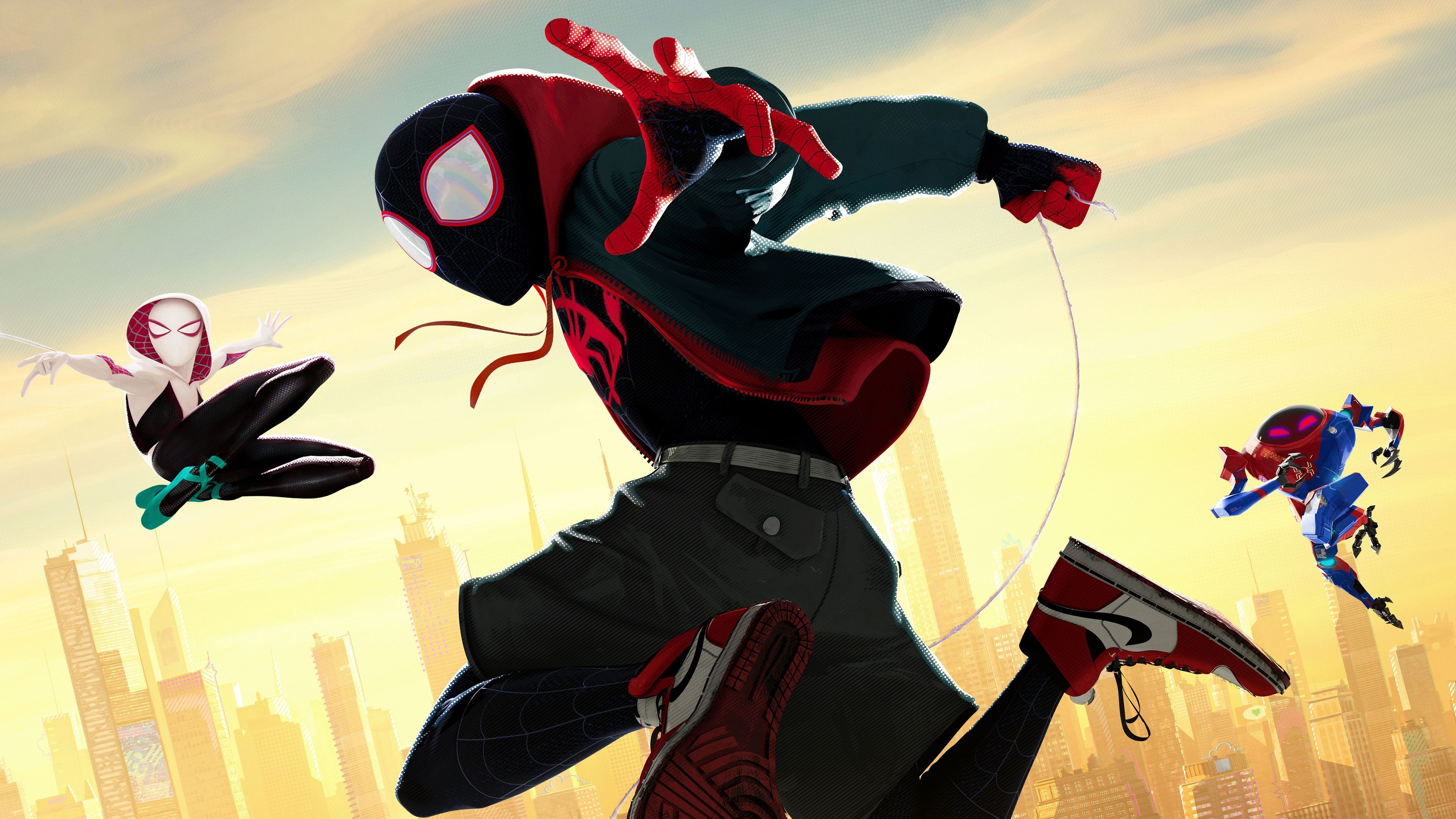 3840x2160 Wallpaper 4k SpiderMan Into The Spider Verse Movie Official Poster 5k 2018 Movies Wallpaper, 4k Wallpaper, 5k Wallpaper, Animated Movies Wallpaper, Gwen Stacy Wallpaper, Hd Wallpaper, Movies Wallpaper, Poster Wallpaper, Spiderman Into, Desktop