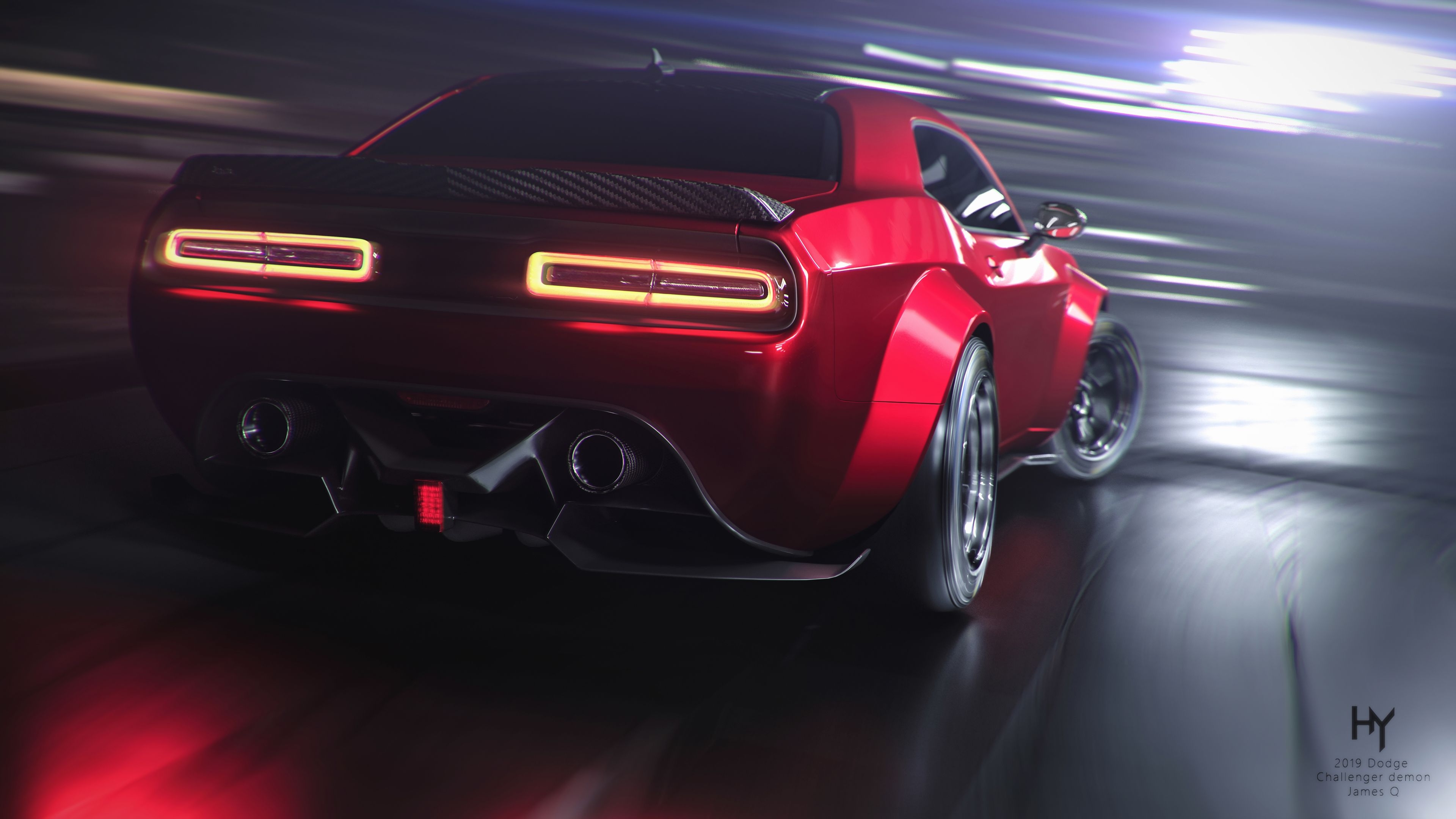 3840x2160 Dodge Challenger SRT Demon 4K 2 Wallpaper. HD Car Wallpaper, Desktop