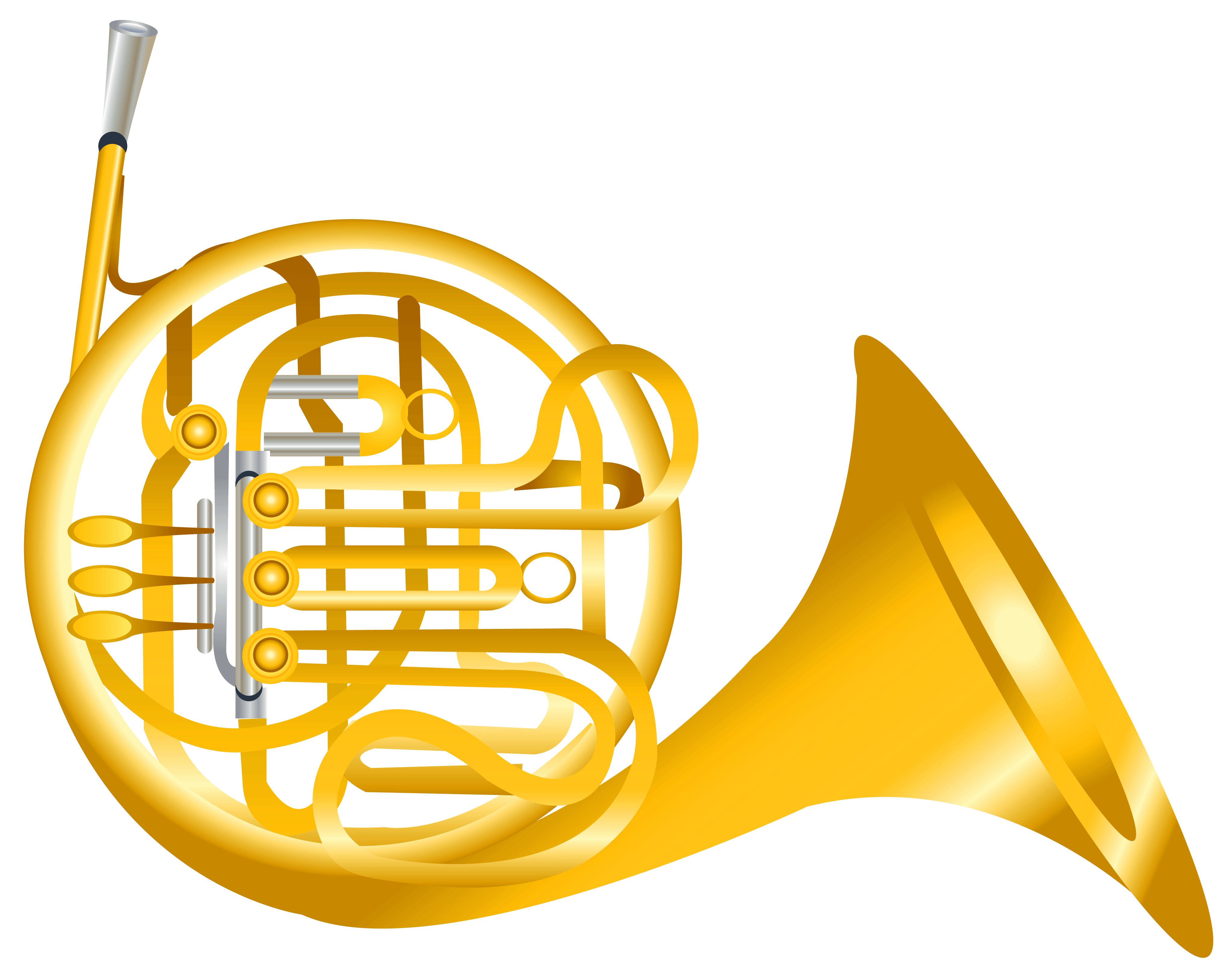 4090x3260 French Horn Transparent PNG Clipart, Desktop