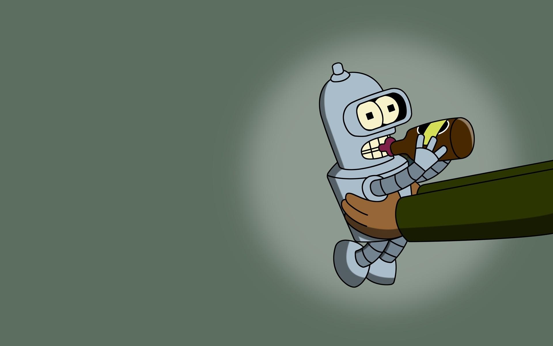 1920x1200 Futurama Bender Drinking Photo Full HD Download High Definiton, Desktop