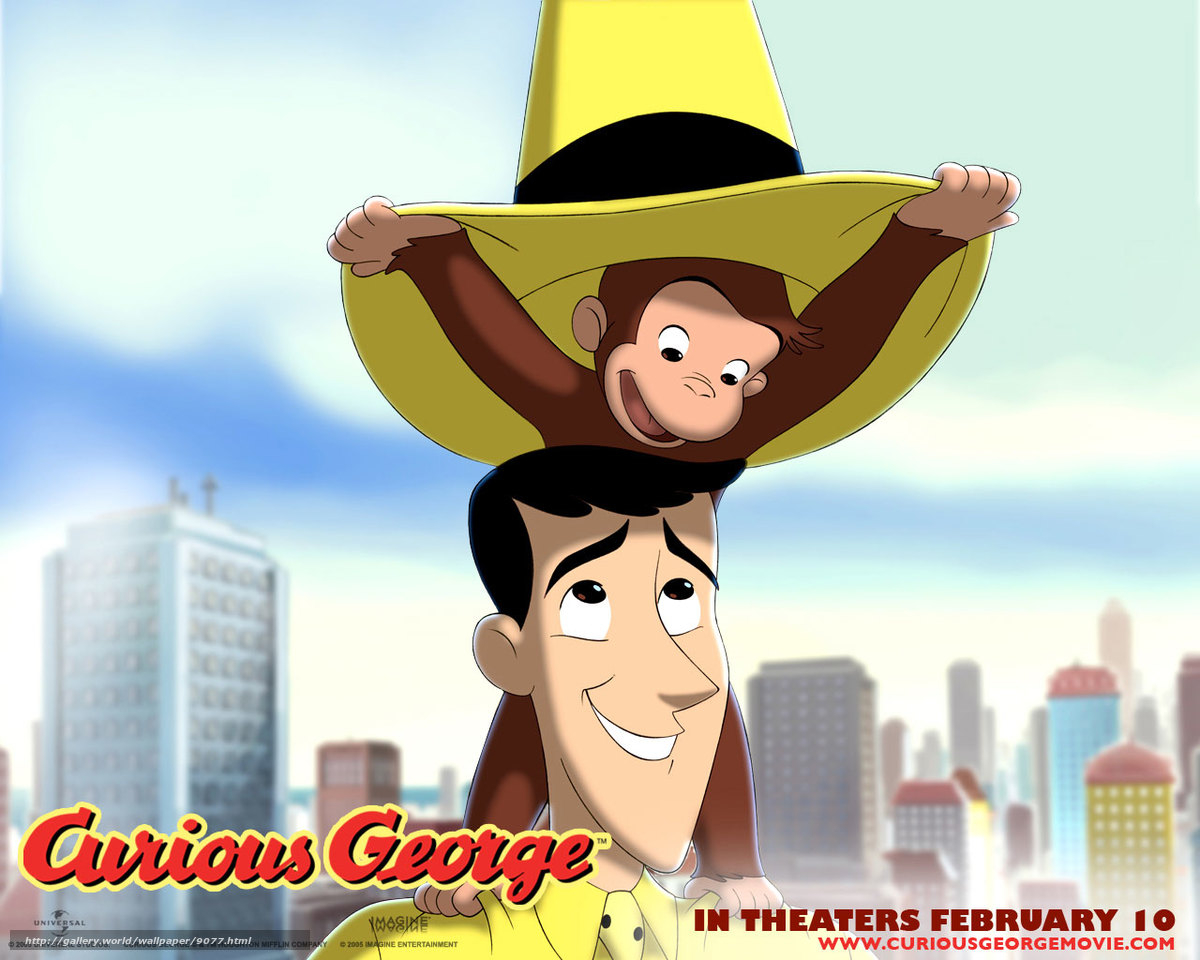 1200x960 Download wallpaper Curious George, Desktop