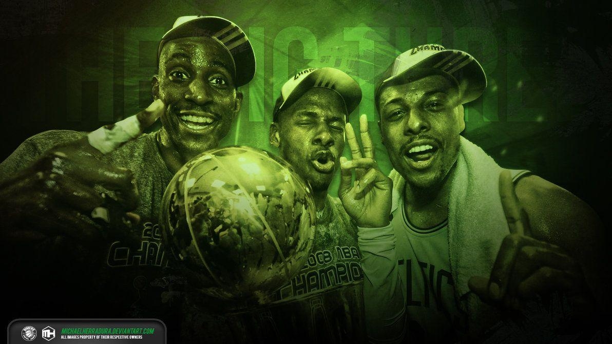 1200x670 Boston Celtics The Big Three wallpaper, Desktop