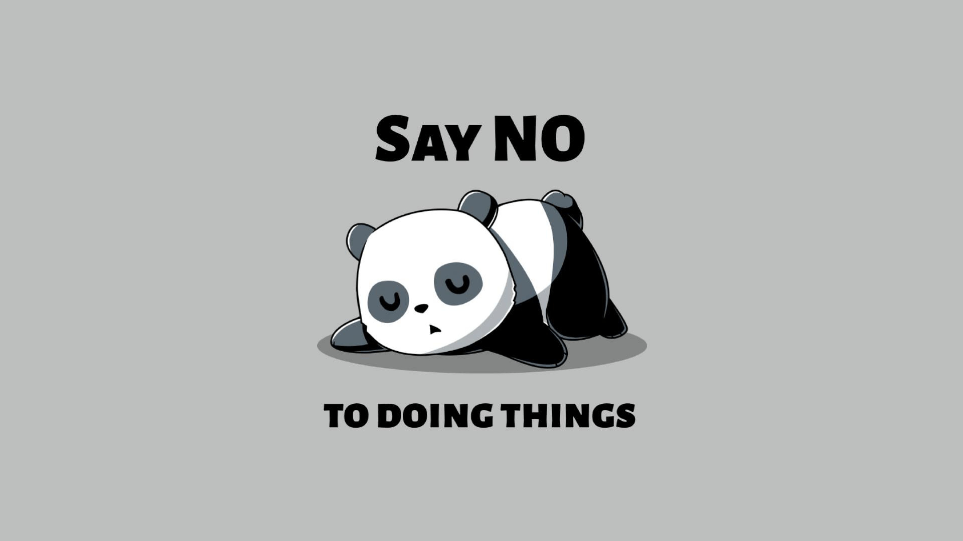 1920x1080 Pandas aren't that lazy are they? (teeturtle.com). Wallpaper quotes, Panda illustration, Panda wallpaper, Desktop