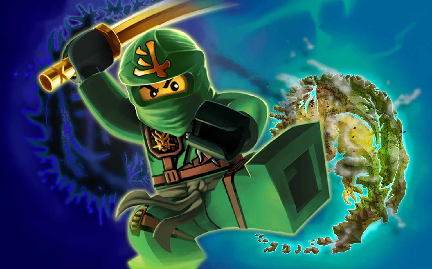 1490x930 You Can Download Lego Ninjago In Your Computer By Clicking Lloyd Cake Topper HD Wallpaper, Desktop