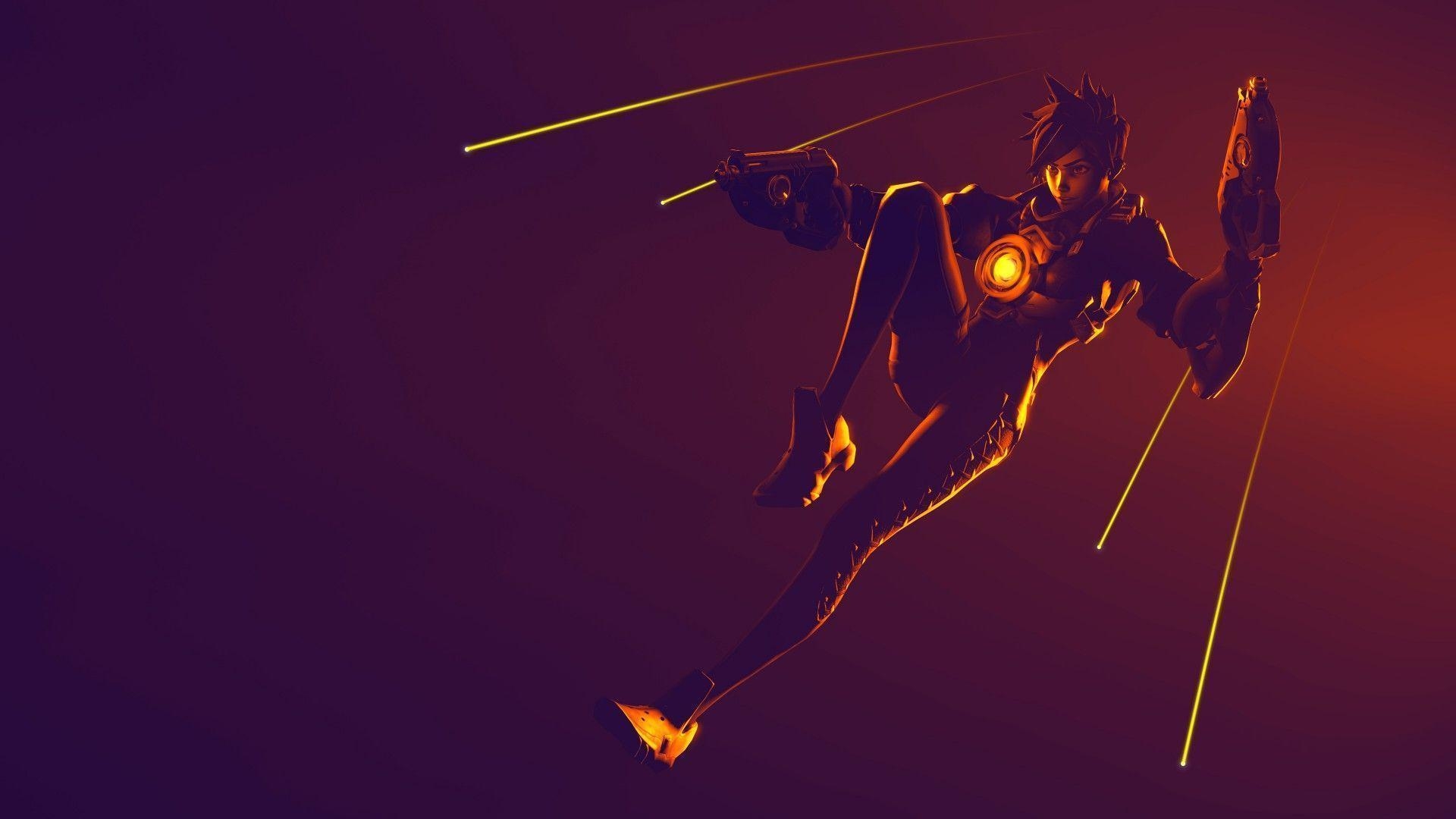 1920x1080 Wallpaper Tracer, Overwatch, Ultra HD, 4K, Games, Desktop