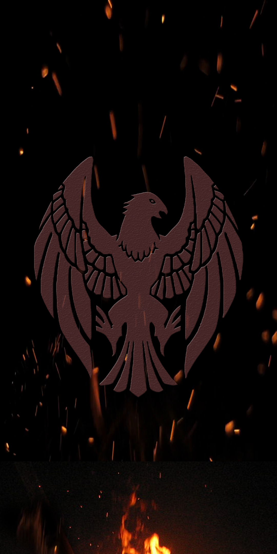 1080x2160 Made a Black Eagles phone wallpaper, Phone