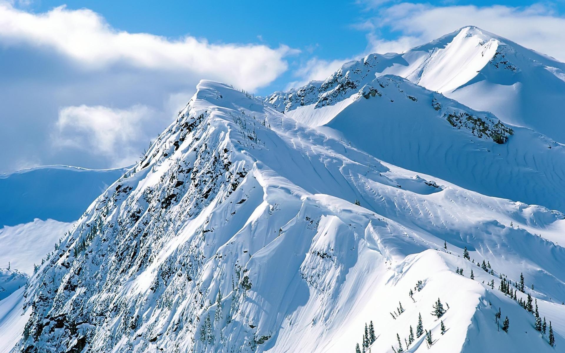 1920x1200 Mountain Snow Wallpaper, Desktop