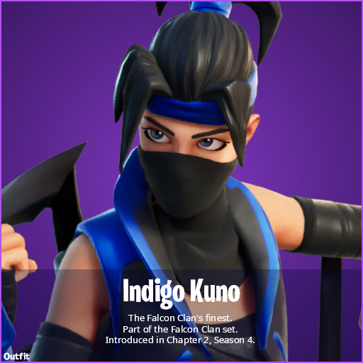 520x520 Indigo Kuno Fortnite wallpaper, Phone