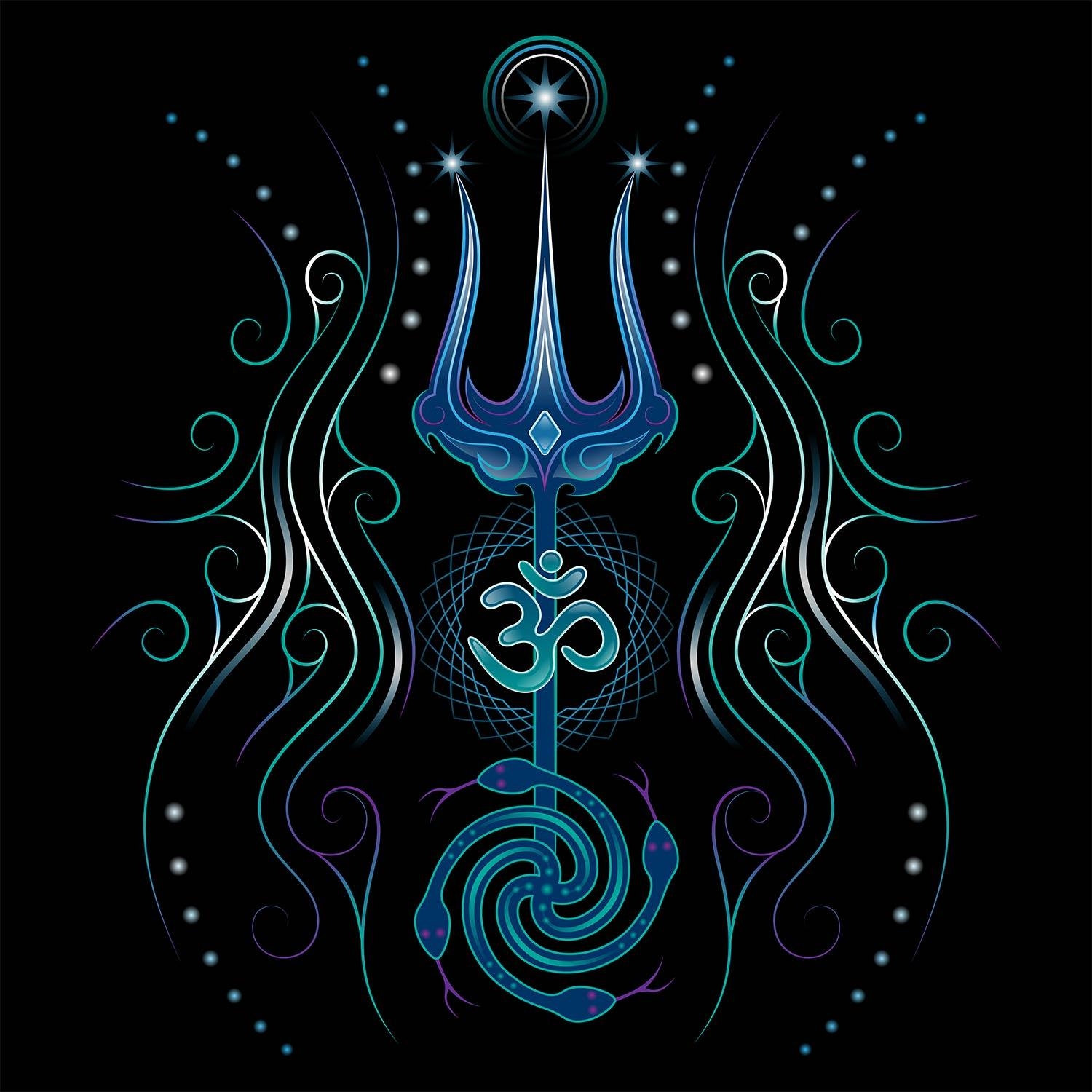 1500x1500 Shiva Trishul Wallpaper for Wall Decor, Phone