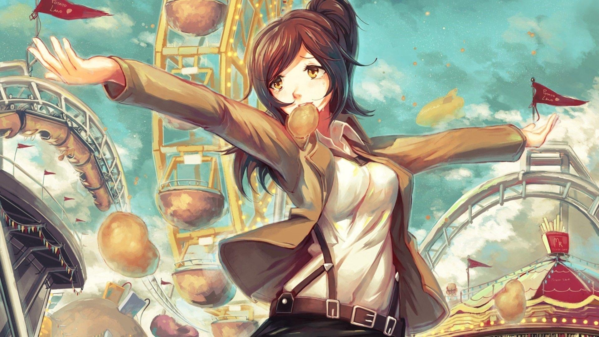 1920x1080 Sasha Braus On Titan Wallpaper. Anime Cartoons, Desktop