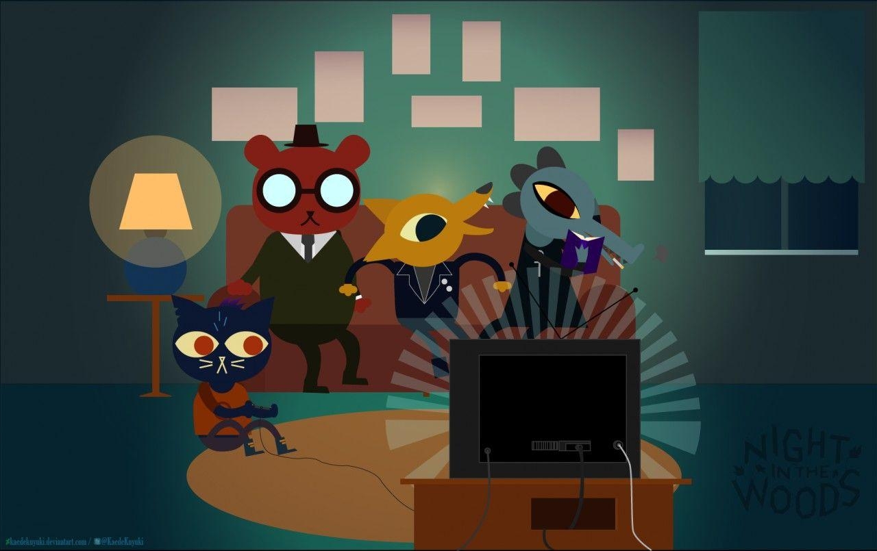 1280x810 Night in the woods wallpaper by KaedeKuyuki - Fur Affinity [dot] net, Desktop