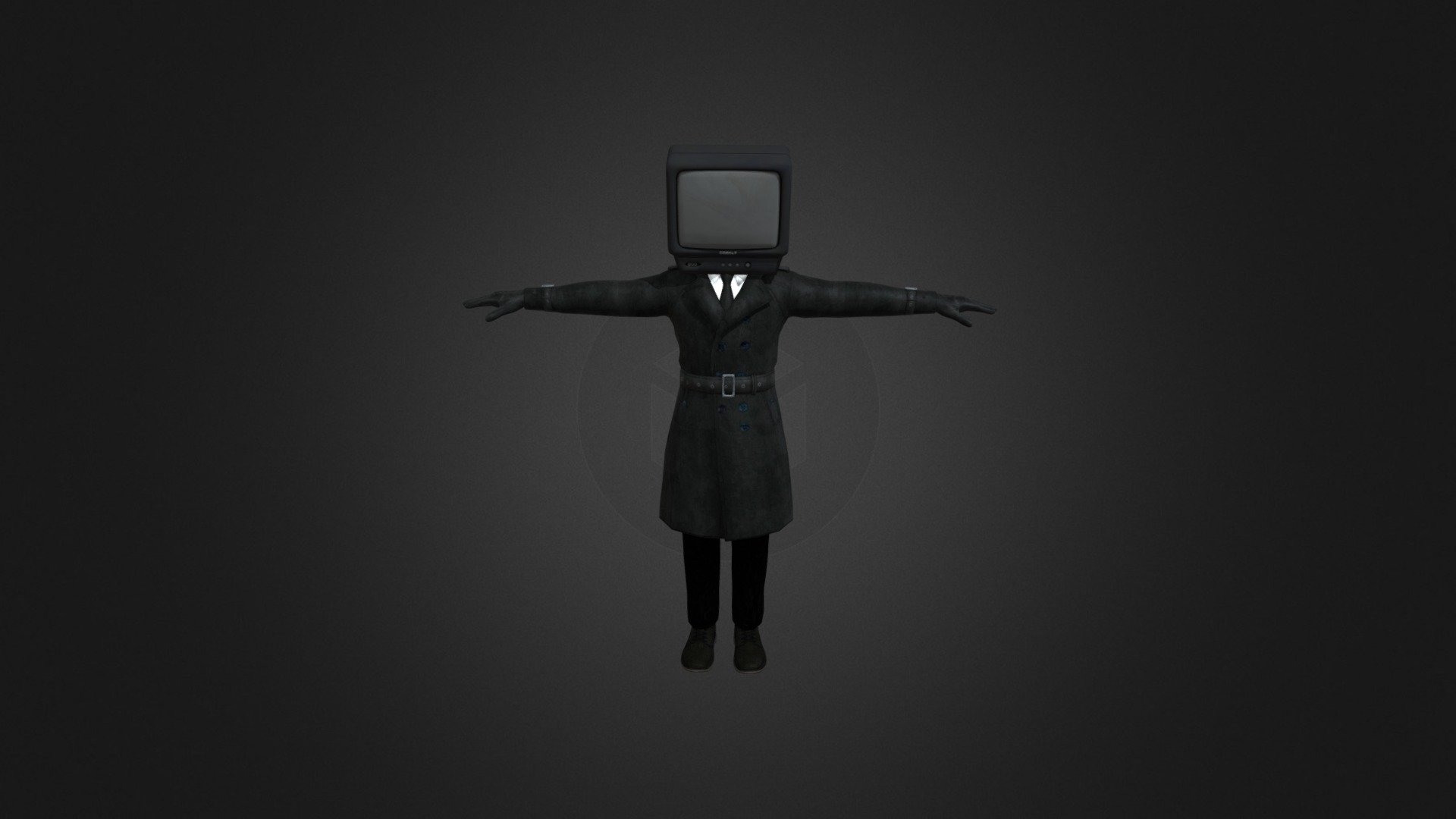 1920x1080 TvMan (my concept) Free 3D model by Cradle of the Cube [2a78ba9], Desktop