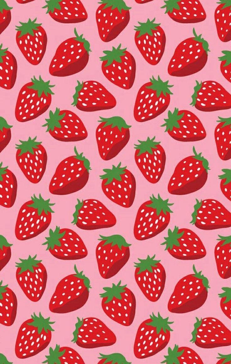 740x1170 Strawberry Clipart Wallpaper, Phone