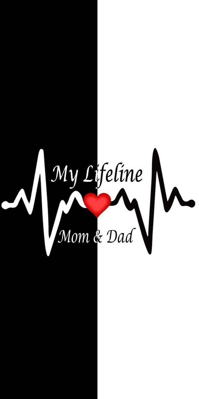 640x1280 Download Mom And Dad wallpaper by 71190 now. Browse millions of popular dad Wal. Mom dad tattoo designs, Mom dad tattoos, Mom tattoo designs, Phone