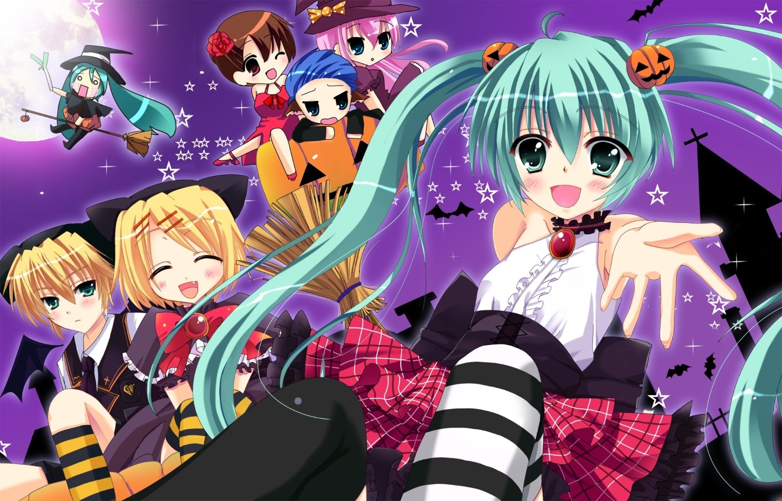 1600x1030 Happy Halloween. Anime halloween, Anime picture hd, Anime, Desktop