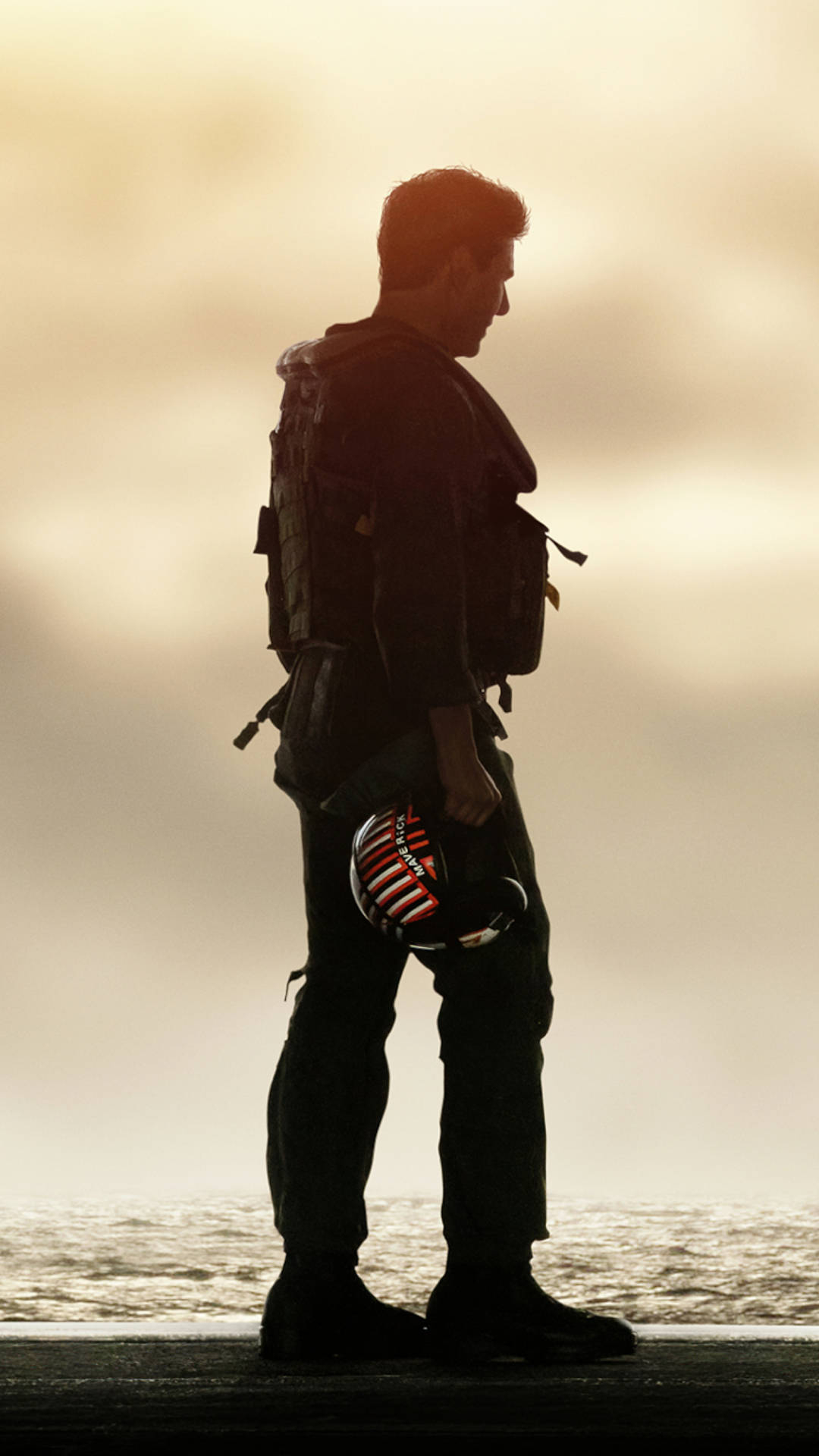 1080x1920 Download Top Gun: Maverick Tom Cruise Silhouette Wallpaper, Phone