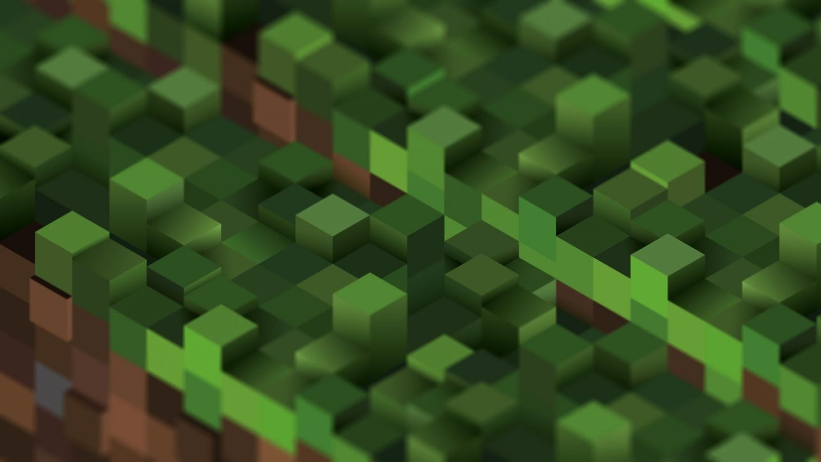 1600x900 Minecraft green blocks wallpaper download. Wallpaper, picture, photo, Desktop