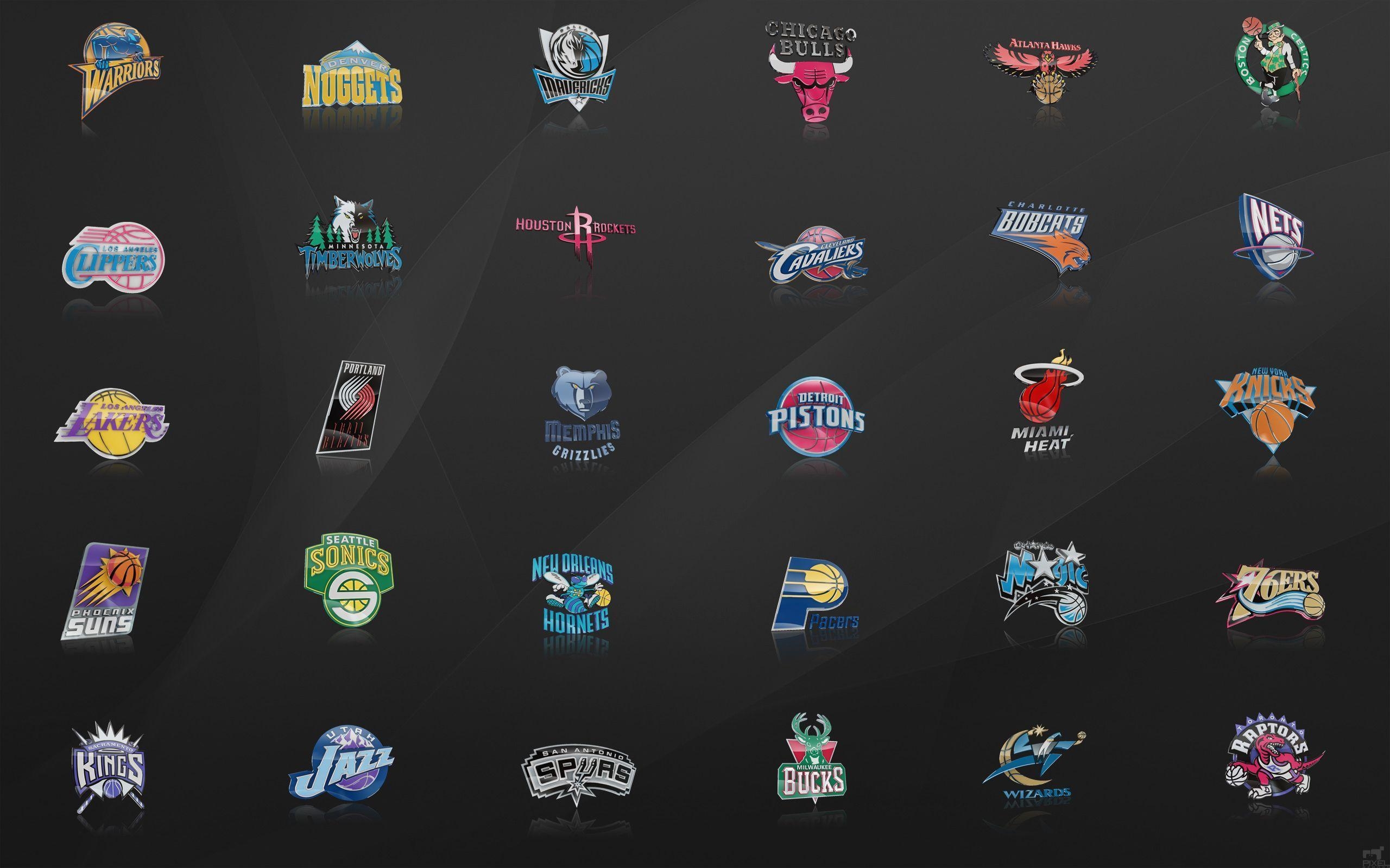 2560x1600 NBA Logos Wallpaper, Desktop