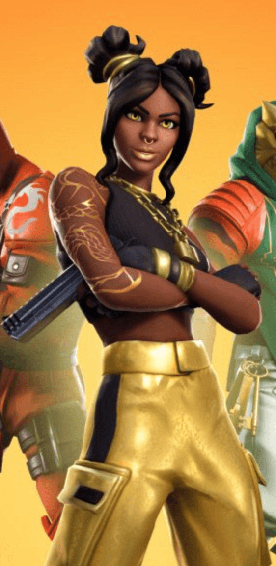 570x1160 Luxe Fortnite wallpaper, Phone