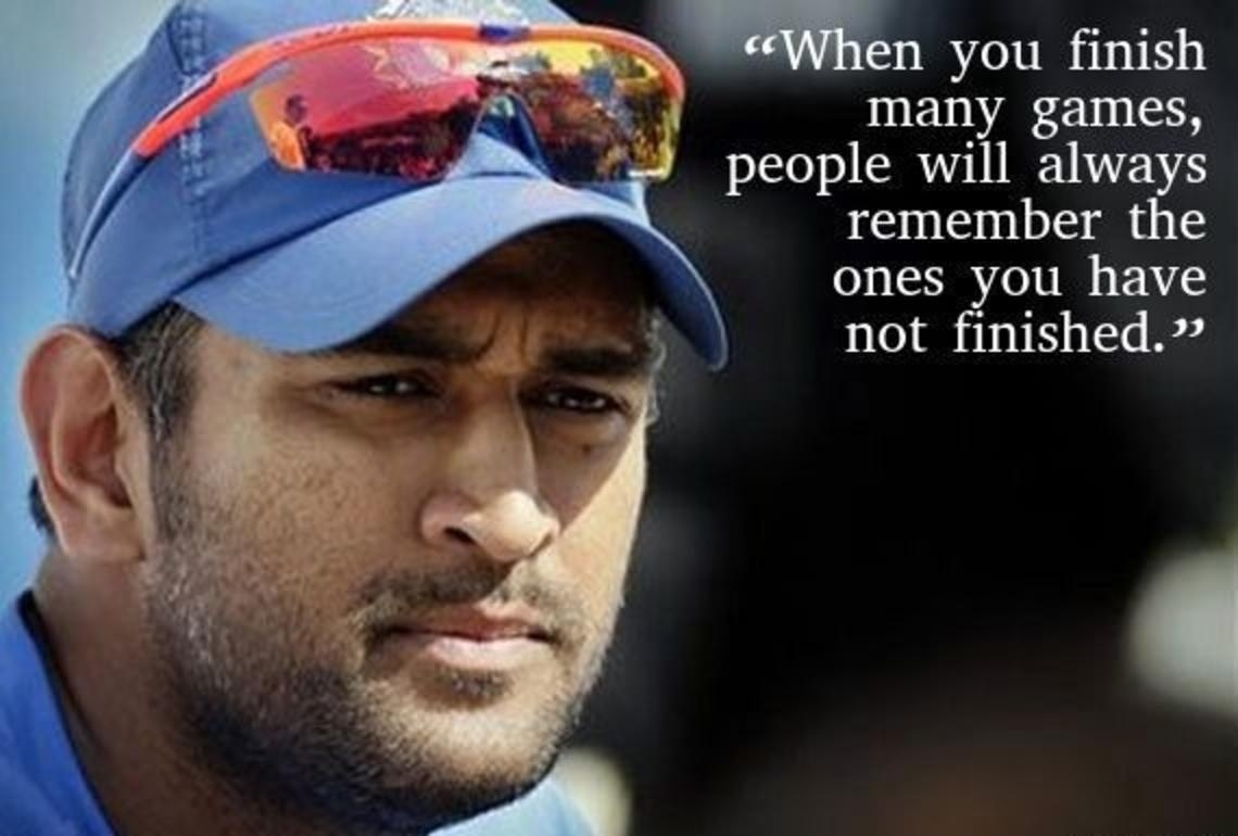 1140x770 MS Dhoni's Most Awe Inspiring Quotes Photo, Desktop