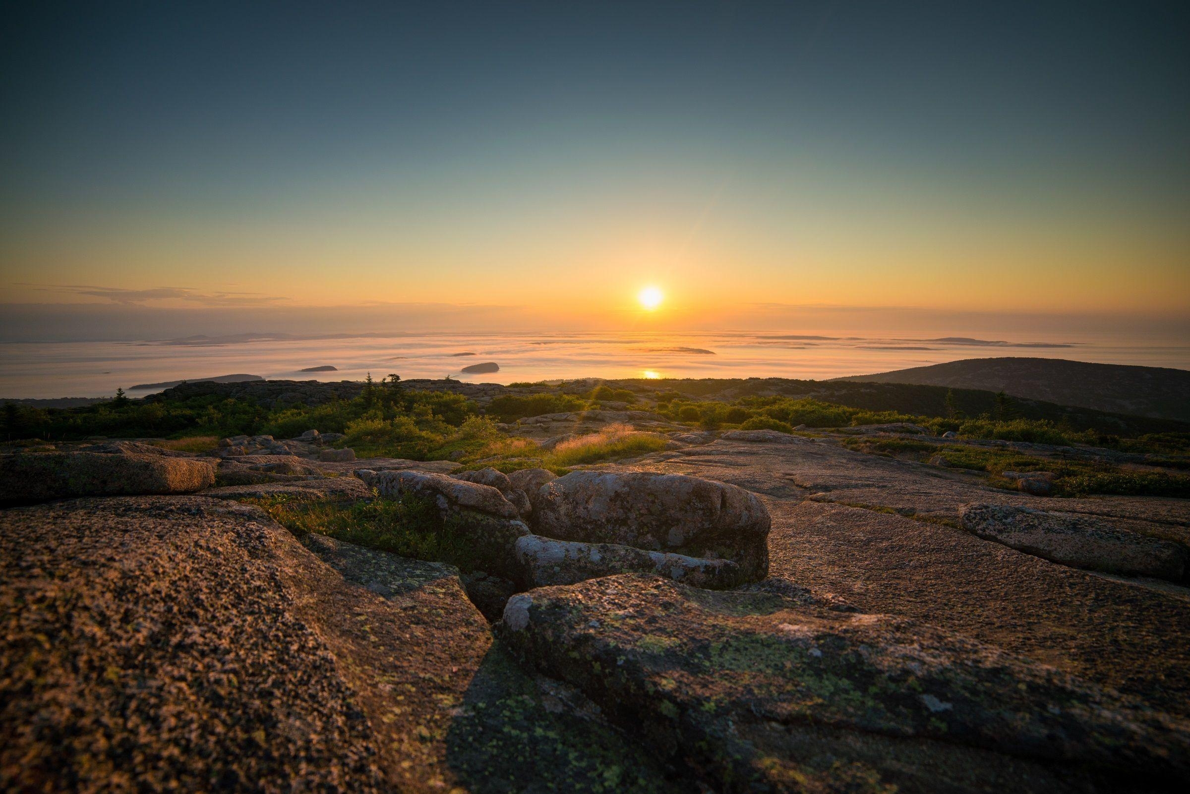 2400x1610 Cadillac Mountain is located on Mount Desert Island, within Acadia, Desktop