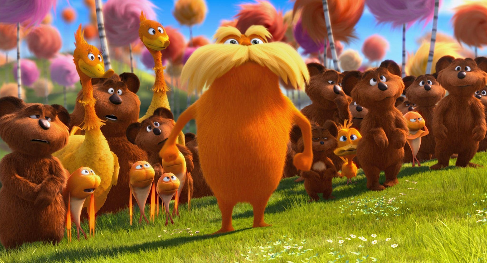 2050x1110 The Lorax Takes a Stand in Dr. Seuss' Movie Desktop Wallpaper, Desktop