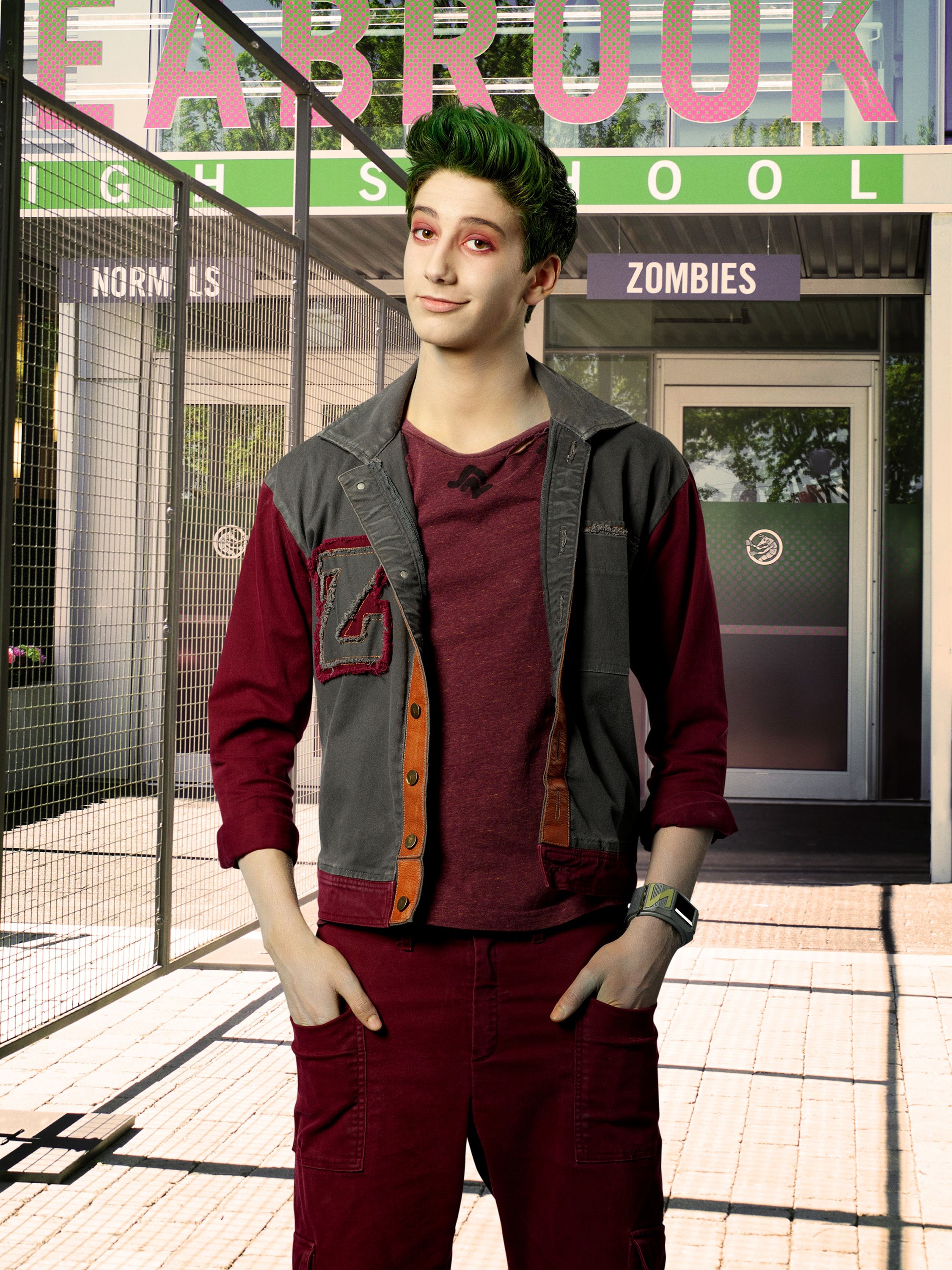 2250x3000 Disney's 'Zombies' Stars Milo Manheim and Meg Donnelly Share Behind, Phone