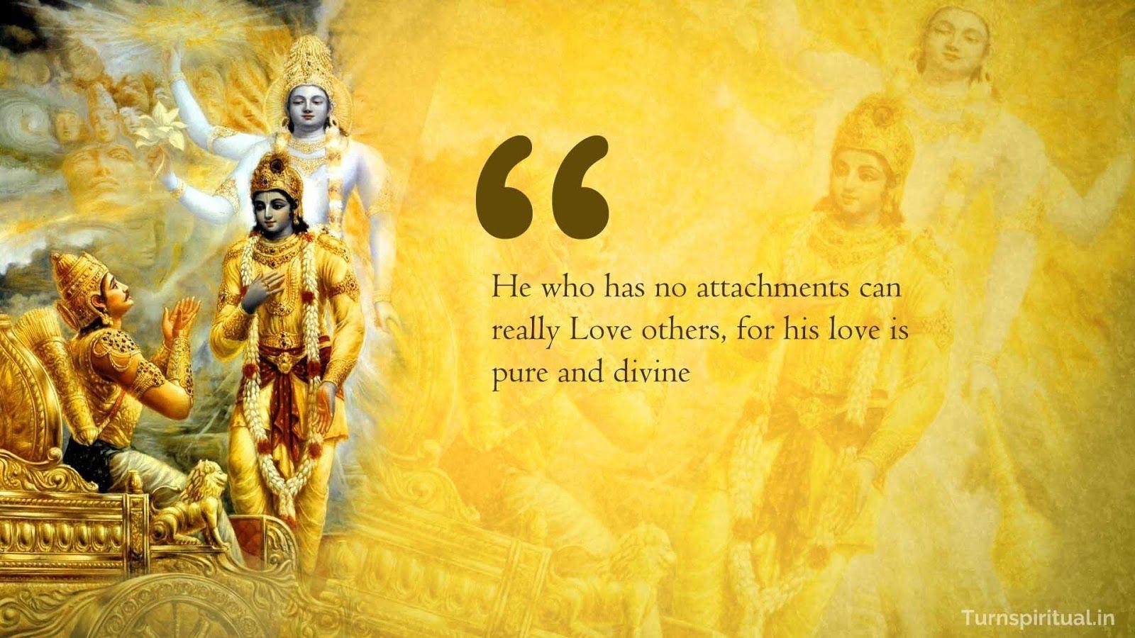 1600x900 Lord Krishna quotes on Love from Bhagavadgita Krishna HD, Desktop