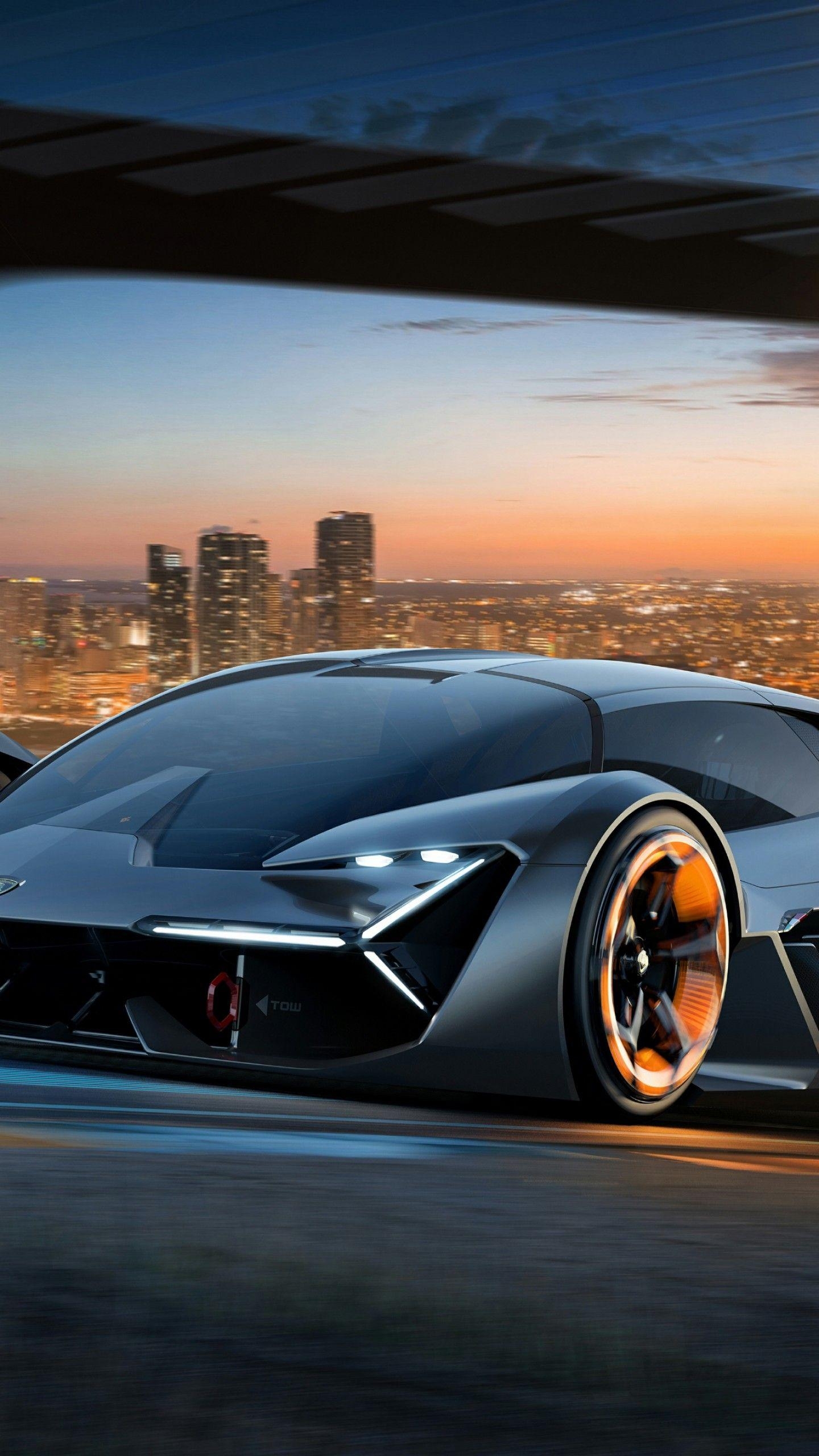 1440x2560 Wallpaper Lamborghini Terzo Millennio, Concept cars, Future cars, Phone