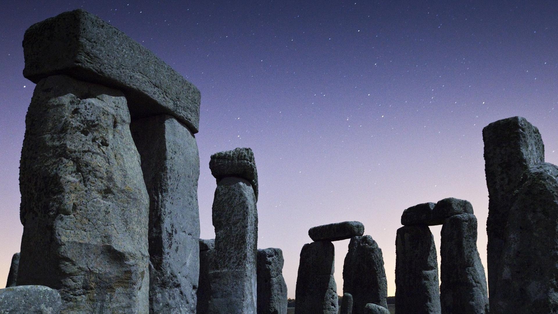 1920x1080 Night england stonehenge wallpaper, Desktop