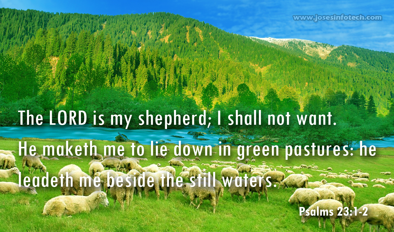 1300x770 Psalm 23 wallpaper Gallery, Desktop