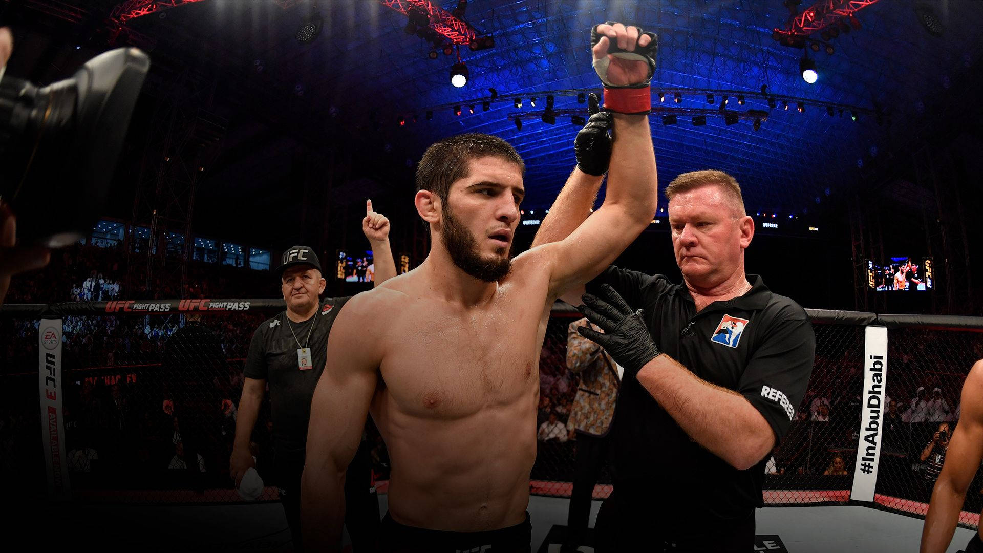 1920x1080 Download Islam Makhachev Wins Wallpaper, Desktop