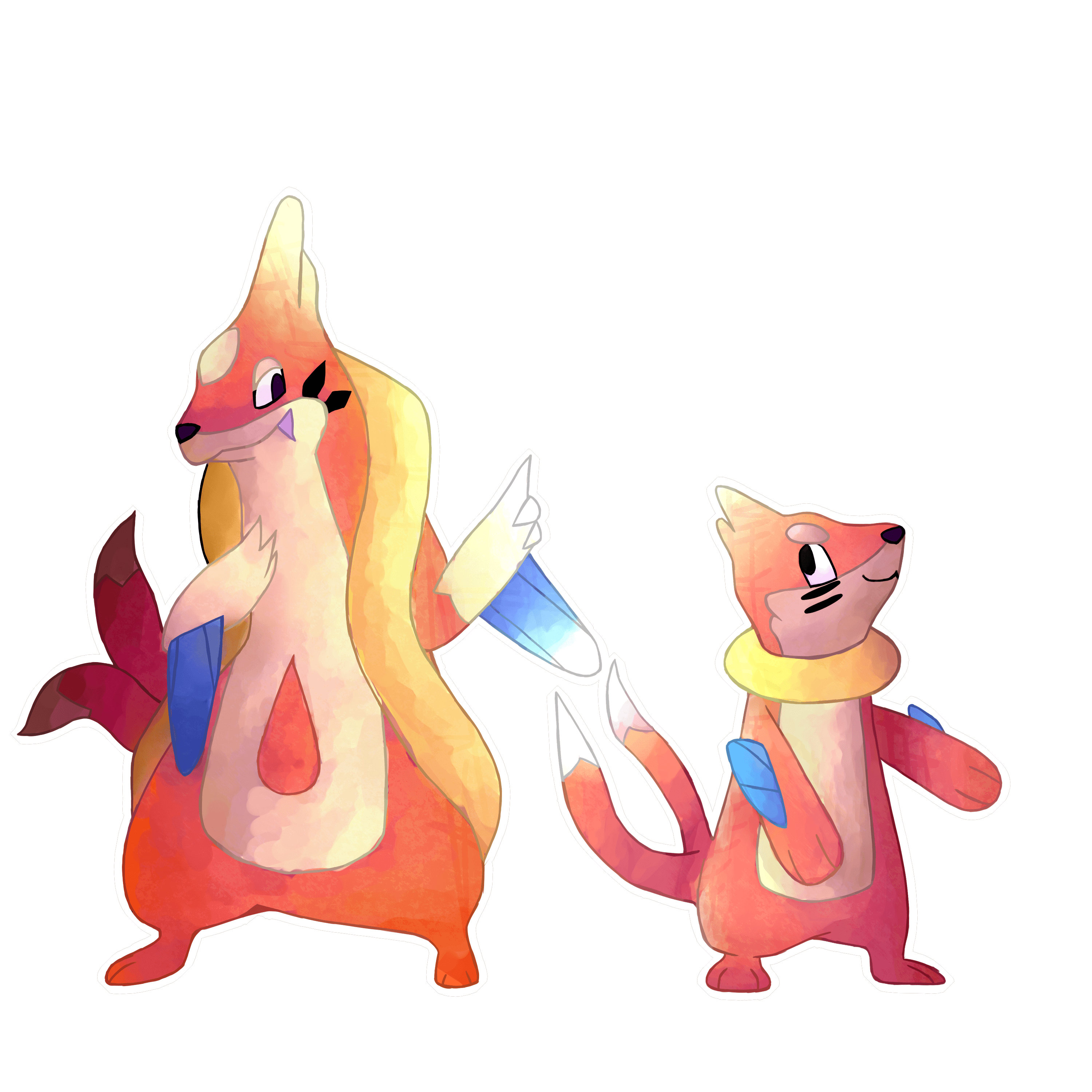 3000x3000 I drew Floatzel and Buizel. Pokemon. Pokémon, Pokemon, Phone