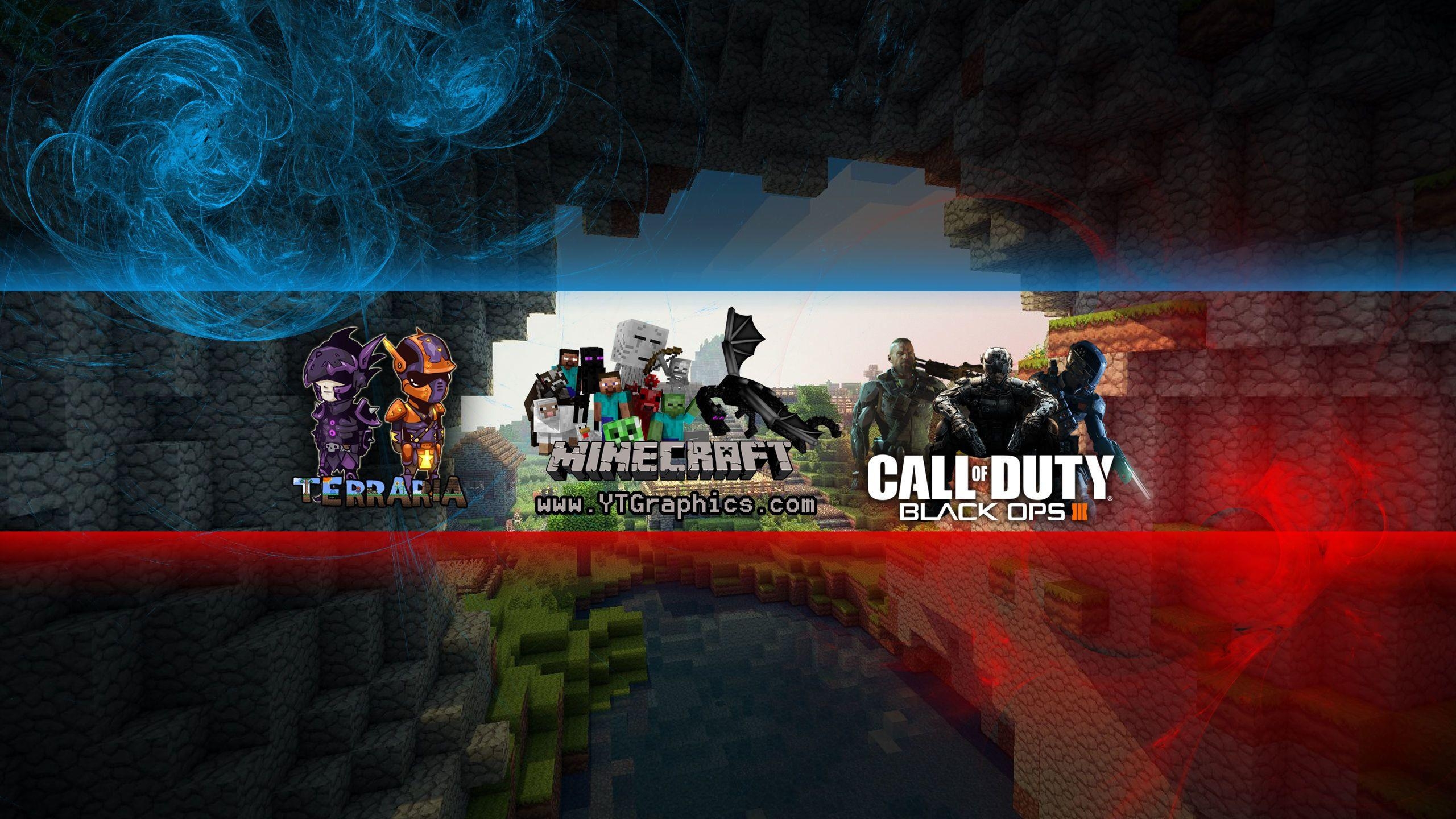 2560x1440 FREE YouTube Banner: MINECRAFT Channel Art. Youtube channel art, Channel art, Youtube banner background, Desktop