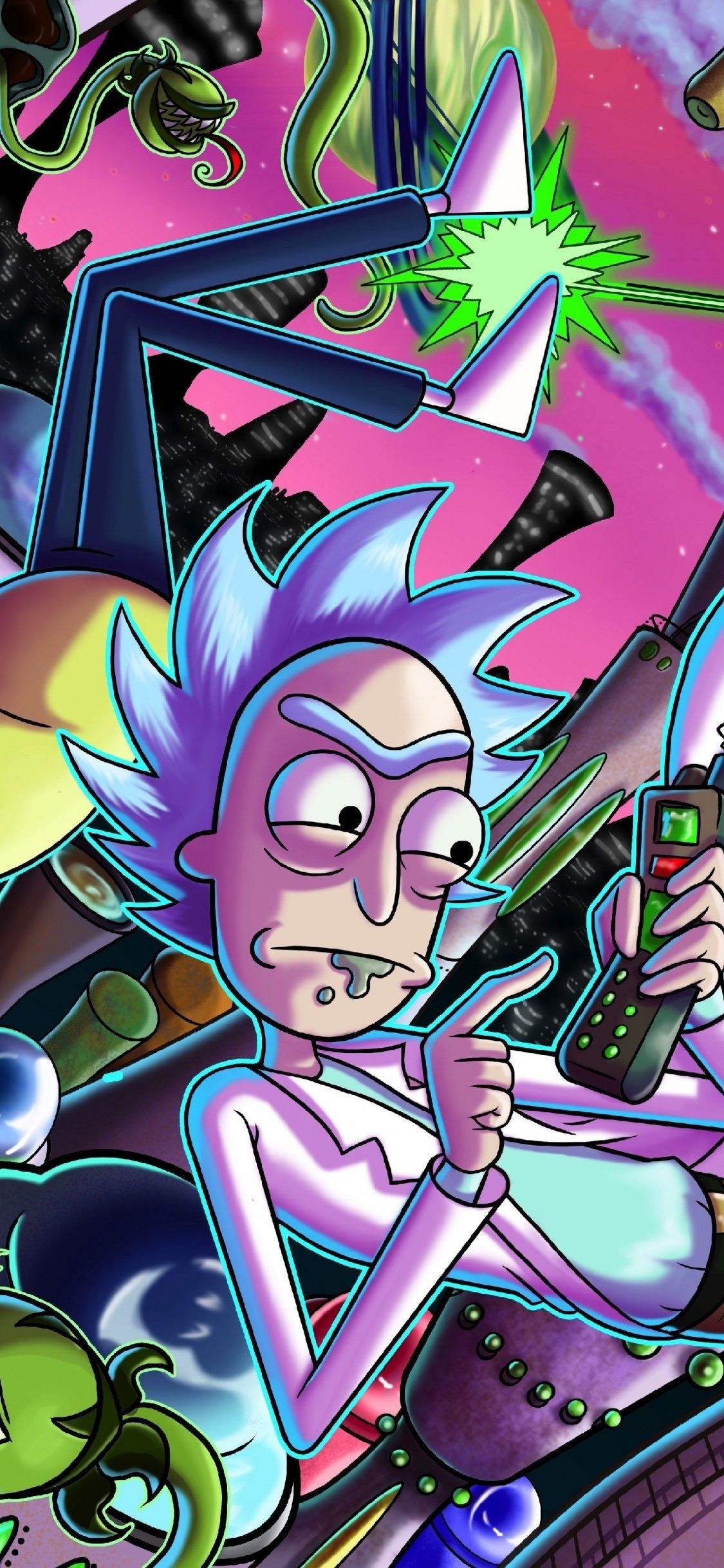 1130x2440 Rick And Morty iPhone X Wallpaper, Phone