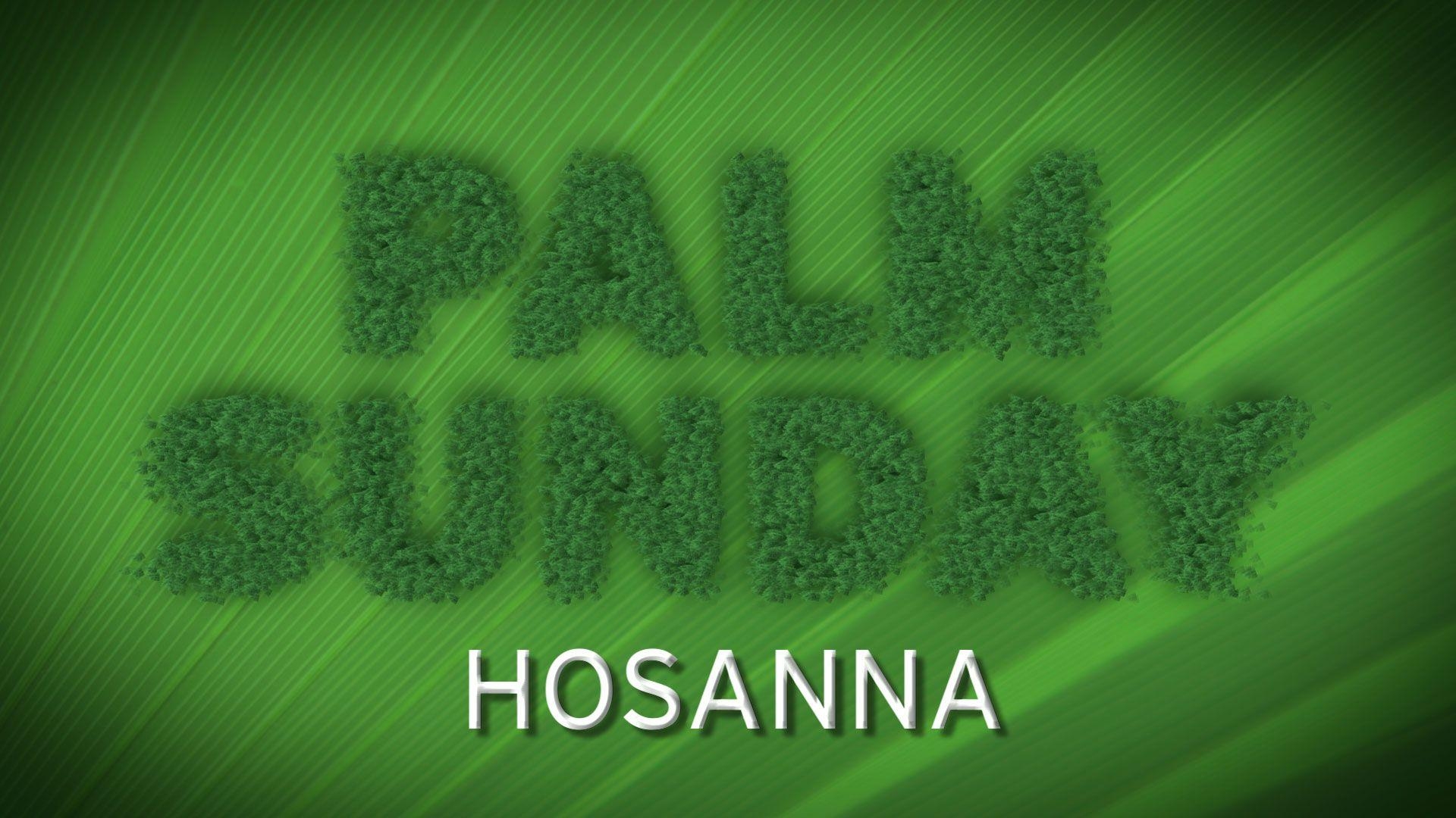 1920x1080 Palm Sunday Hosanna King Jesus Free HD Wallpaper, Desktop