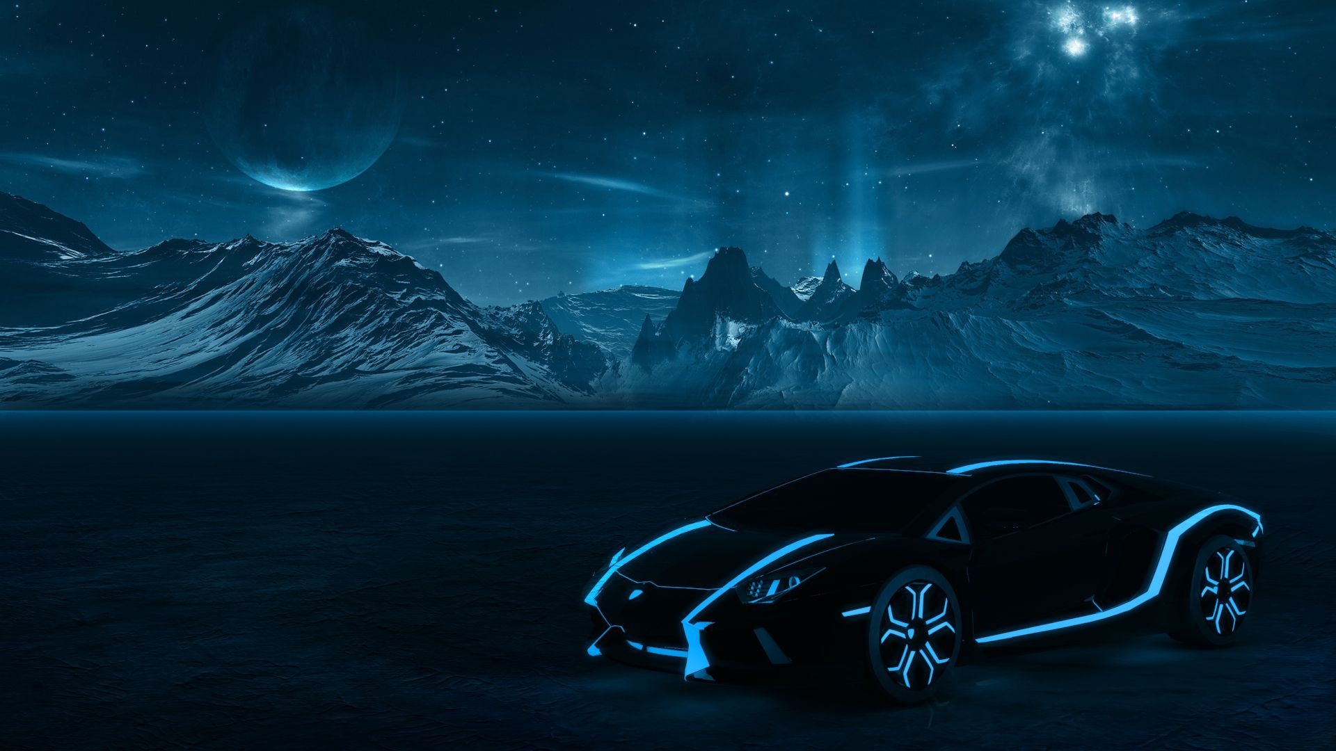 1920x1080 Lamborghini Aventador Blue Neon. Lamborghini Aventador 6 4k Ultra, Desktop