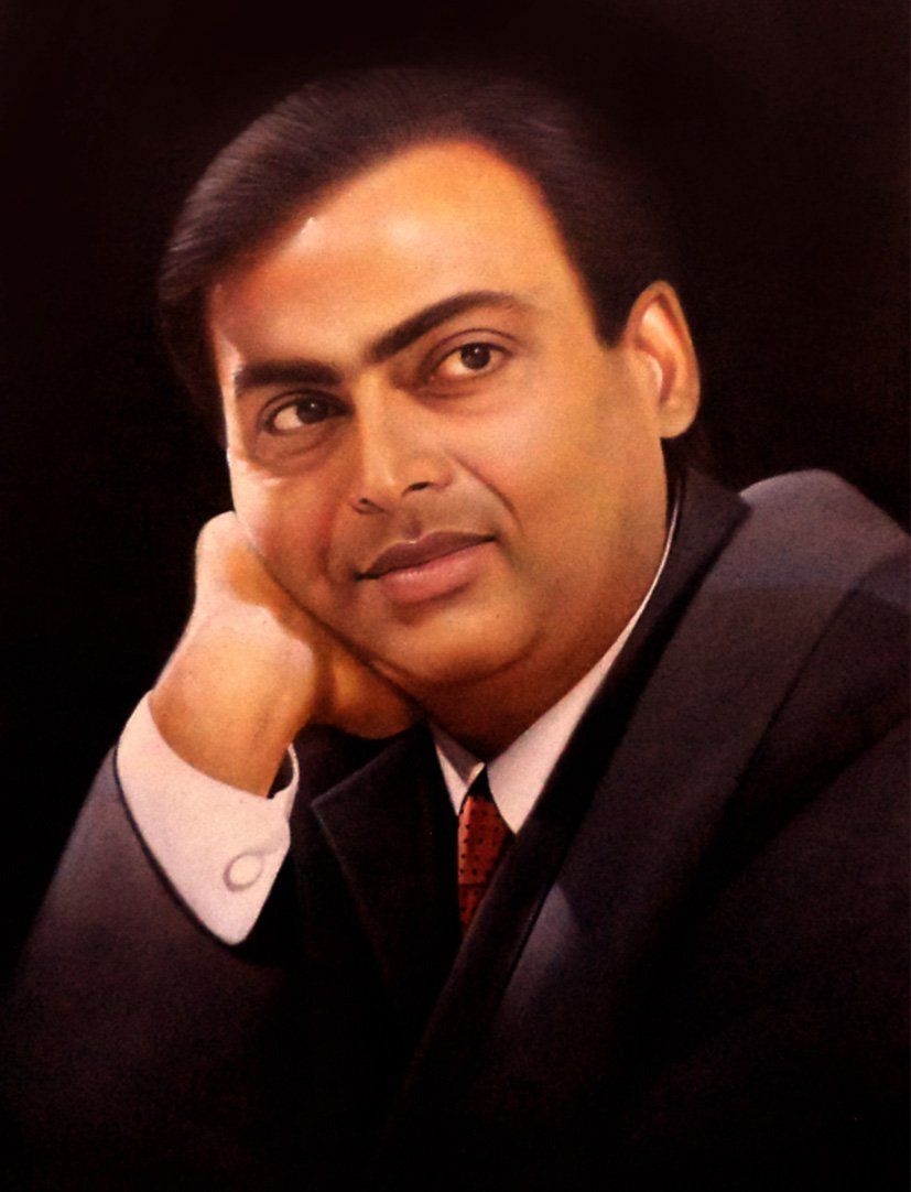 830x1090 Mukesh Ambani Painting Poster Print: A3, Phone