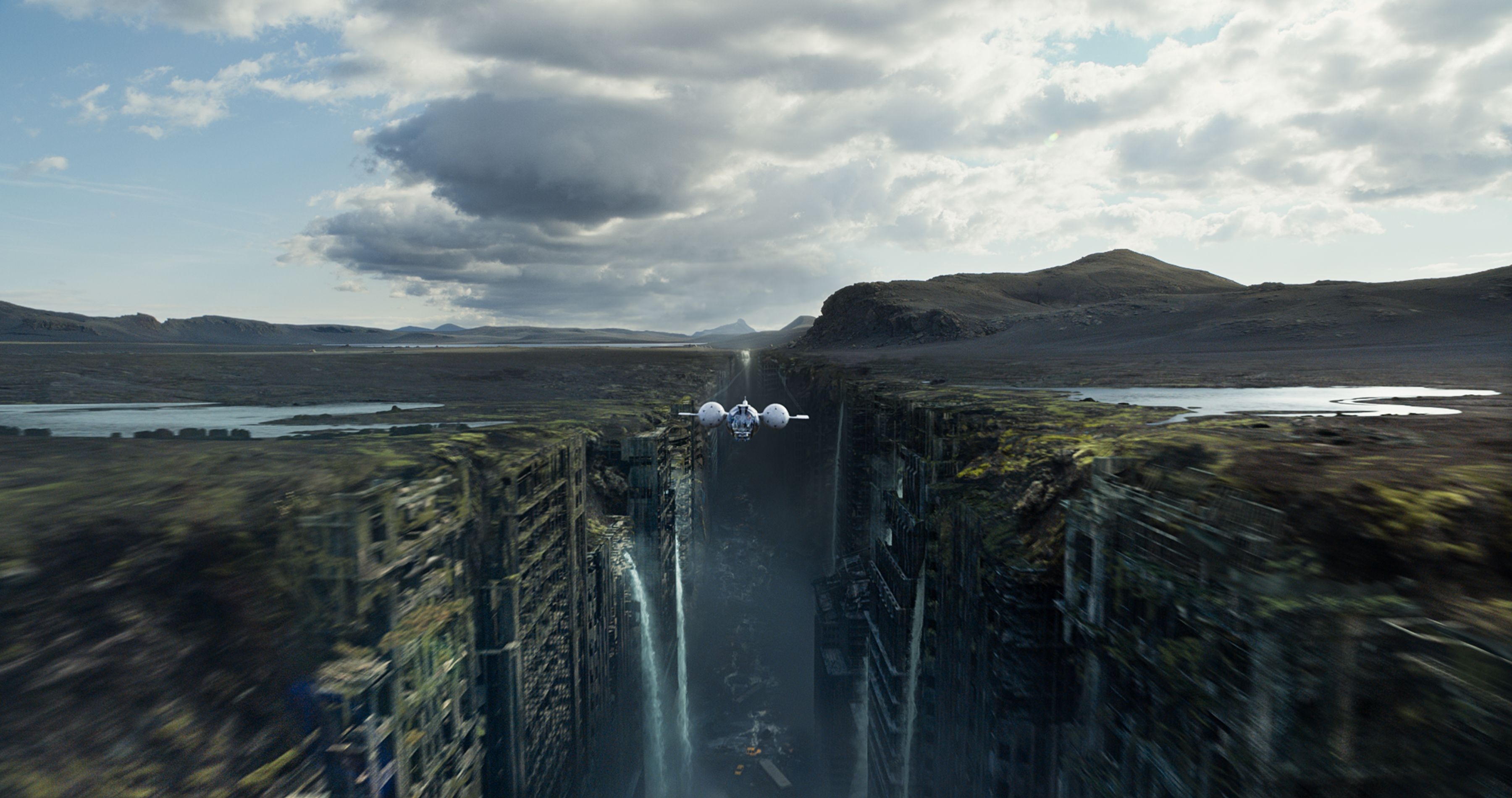 3600x1900 Hi Res OBLIVION Image Featuring Tom Cruise, Olga Kurylenko, Desktop